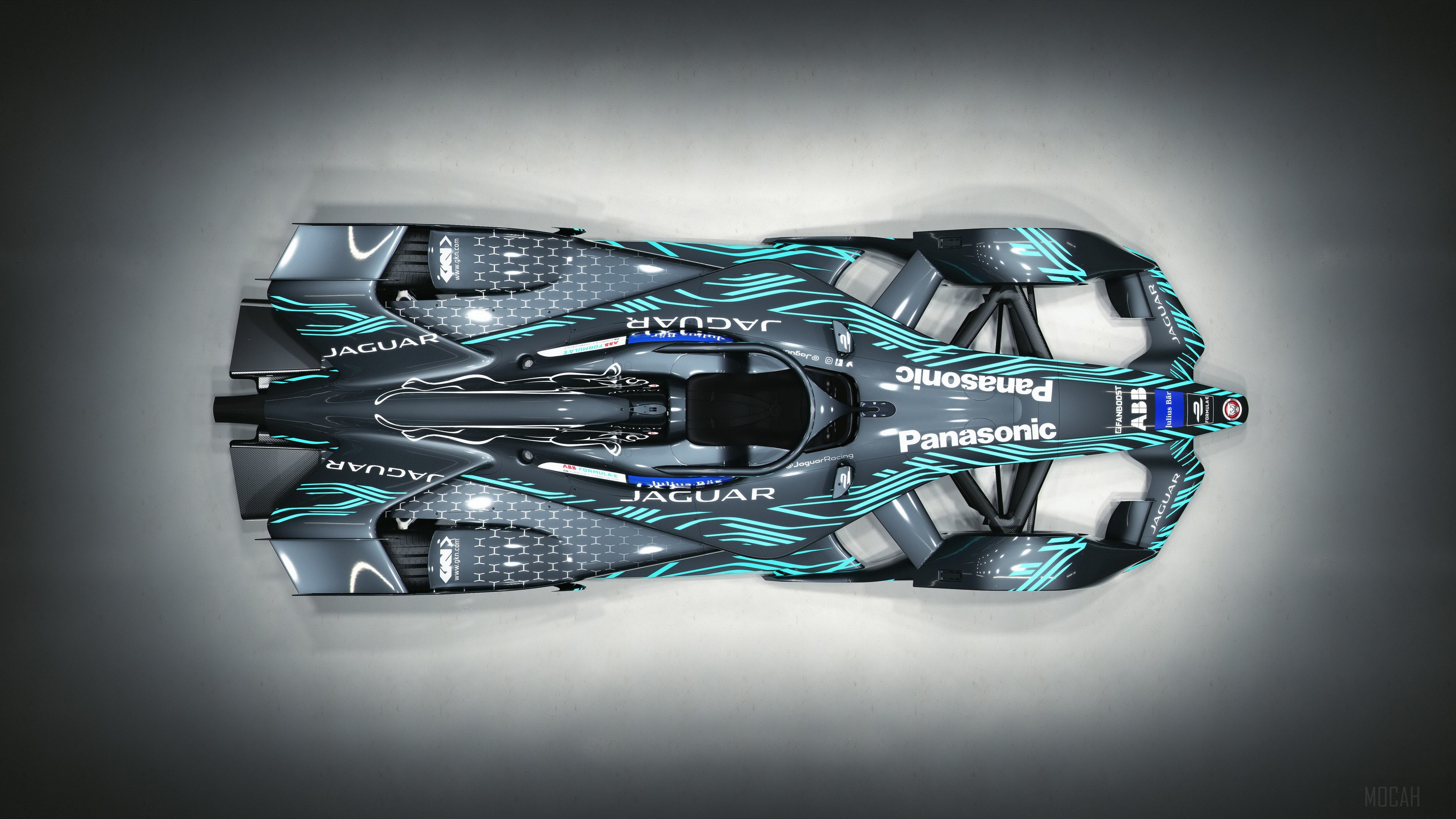 Jaguar I-Type 3 Formula E race car 4K HD Wallpaper