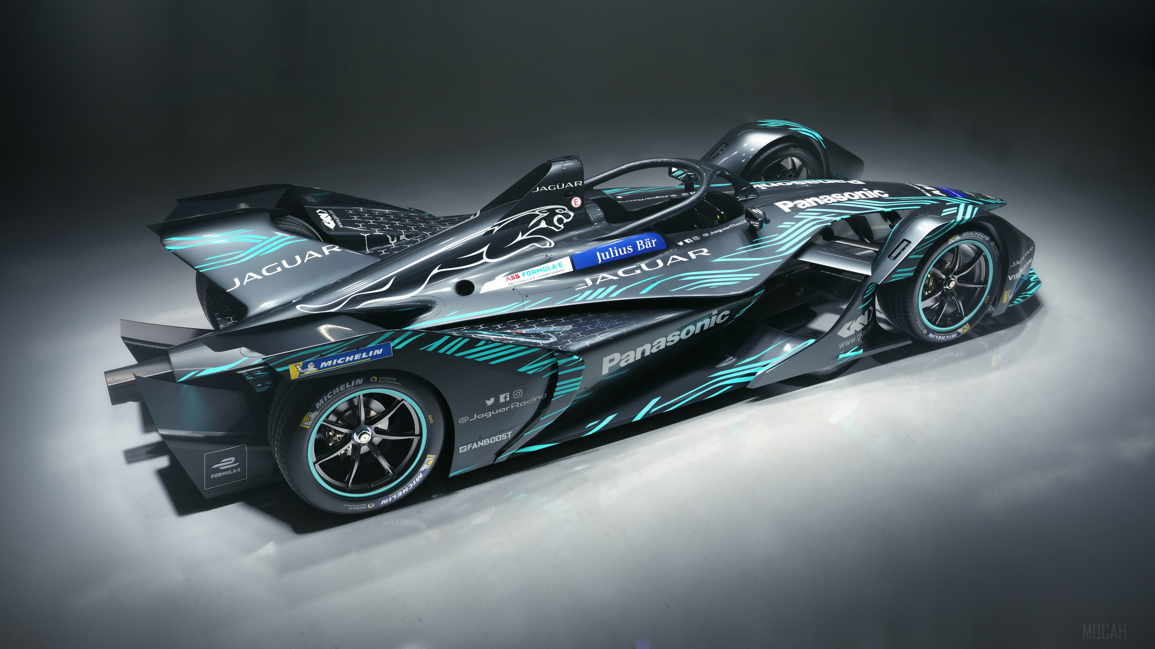 Jaguar I-Type 3 Formula E Race Car 2018 4K HD Wallpaper