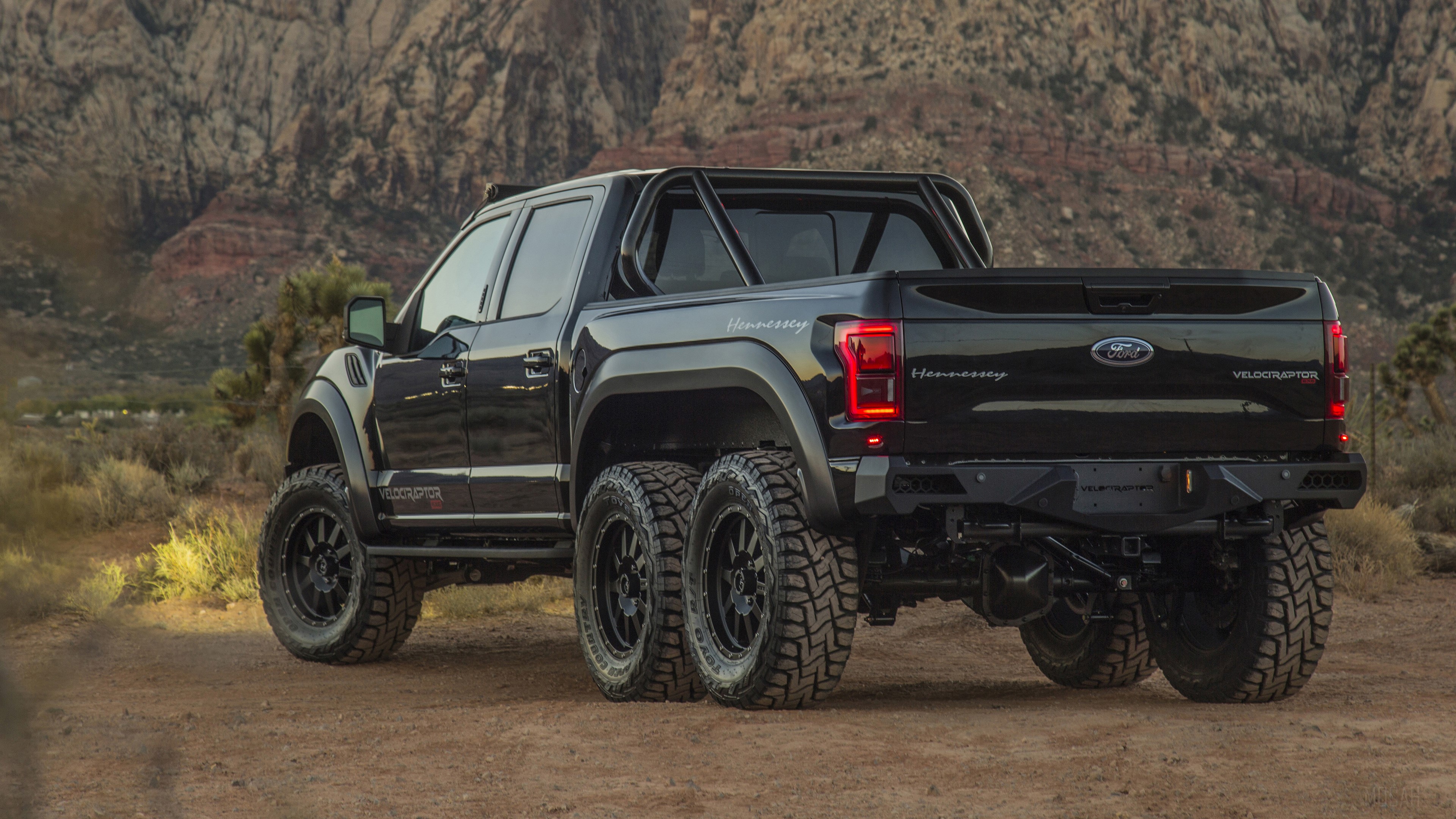 Hennessey VelociRaptor 6x6 Truck 4K HD Wallpaper