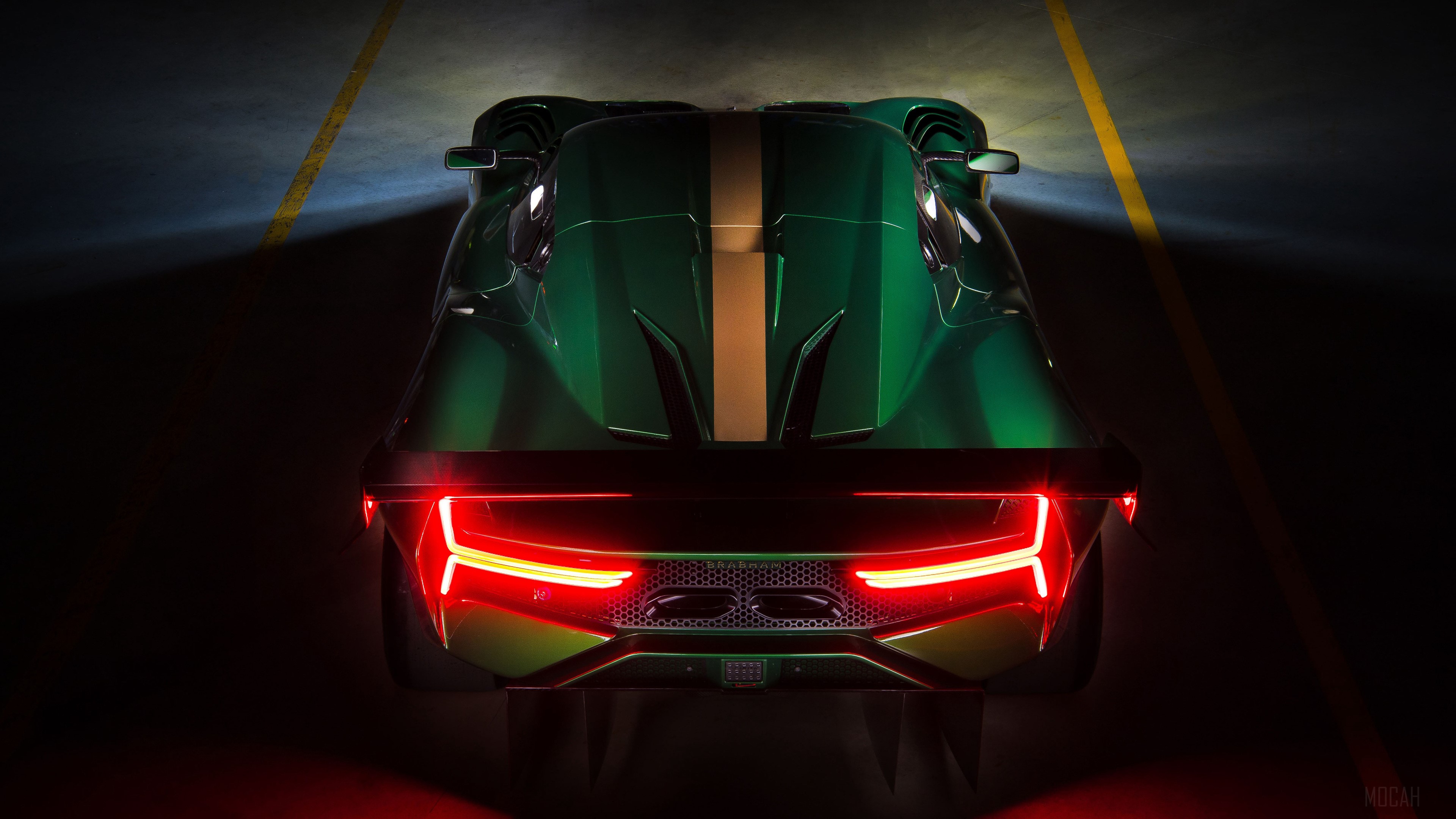 Brabham BT62 2018 Rear HD Wallpaper