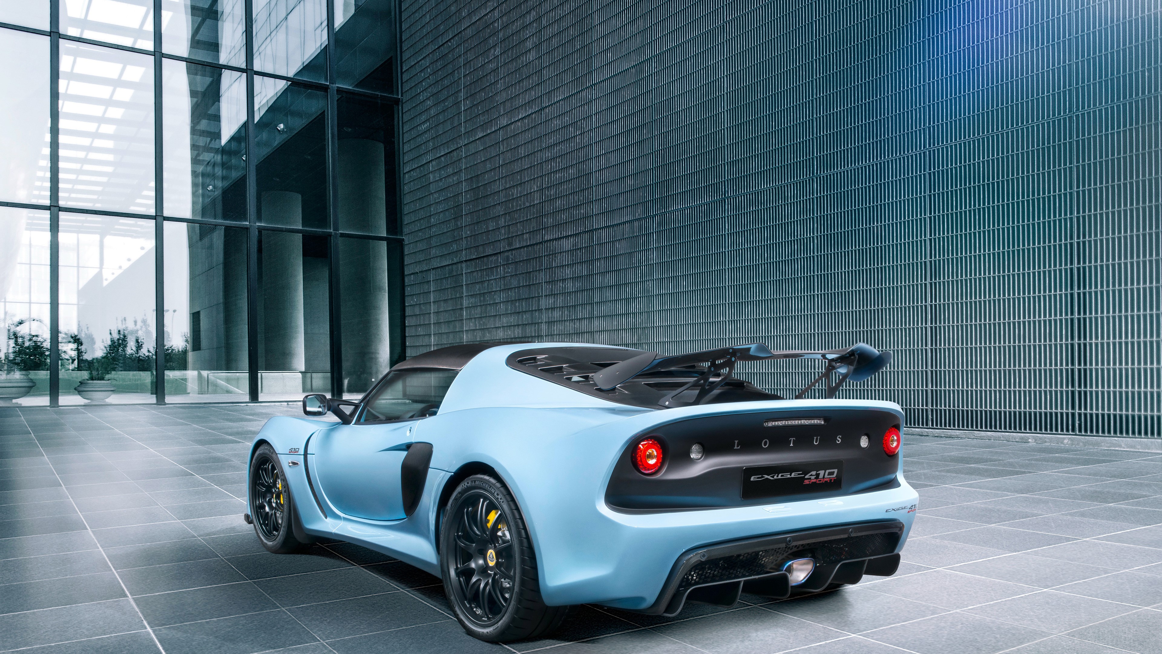 Lotus Exige Sport 410 2018 Rear View HD Wallpaper
