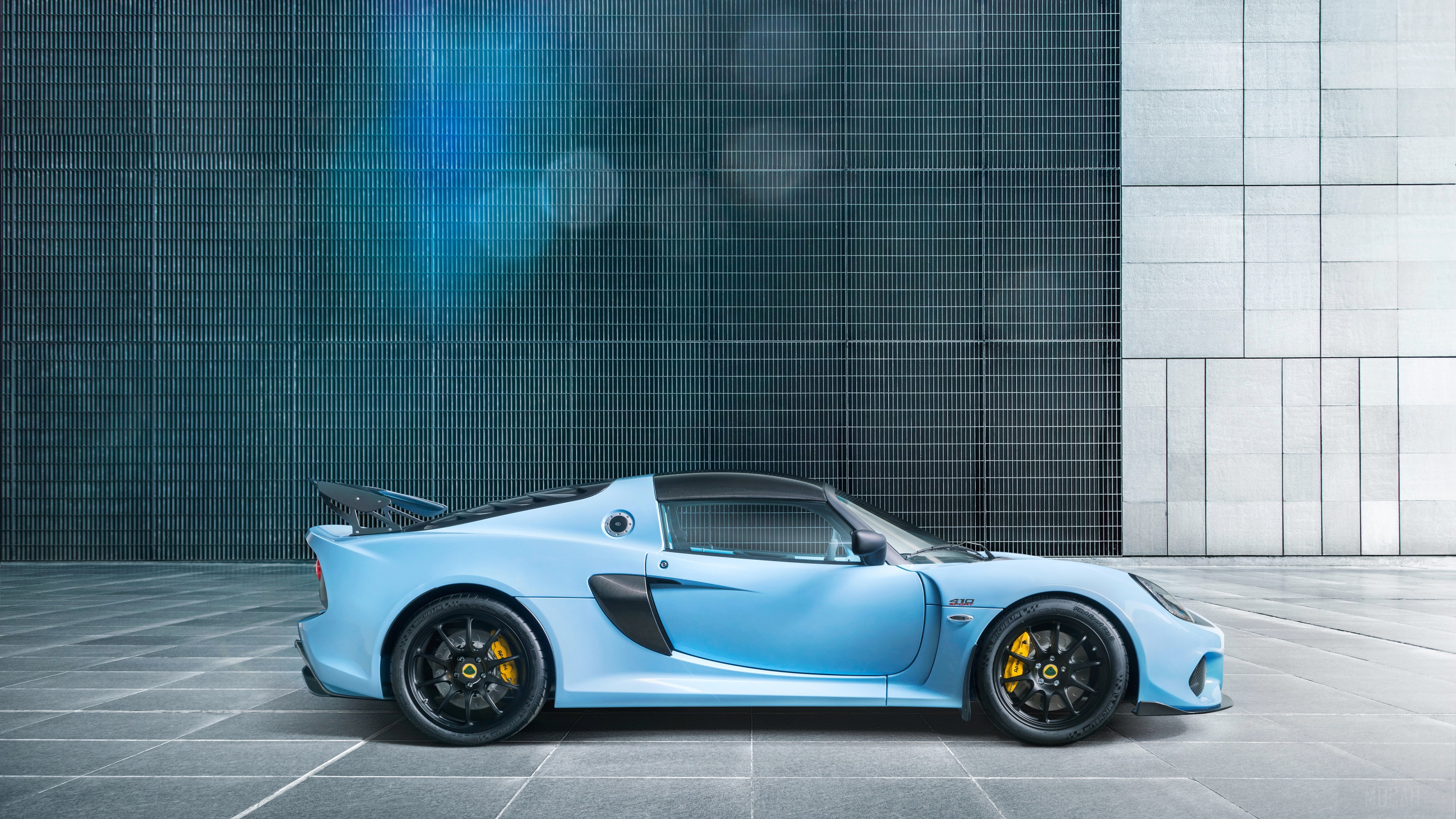 Lotus Exige Sport 410 2018 Side View HD Wallpaper
