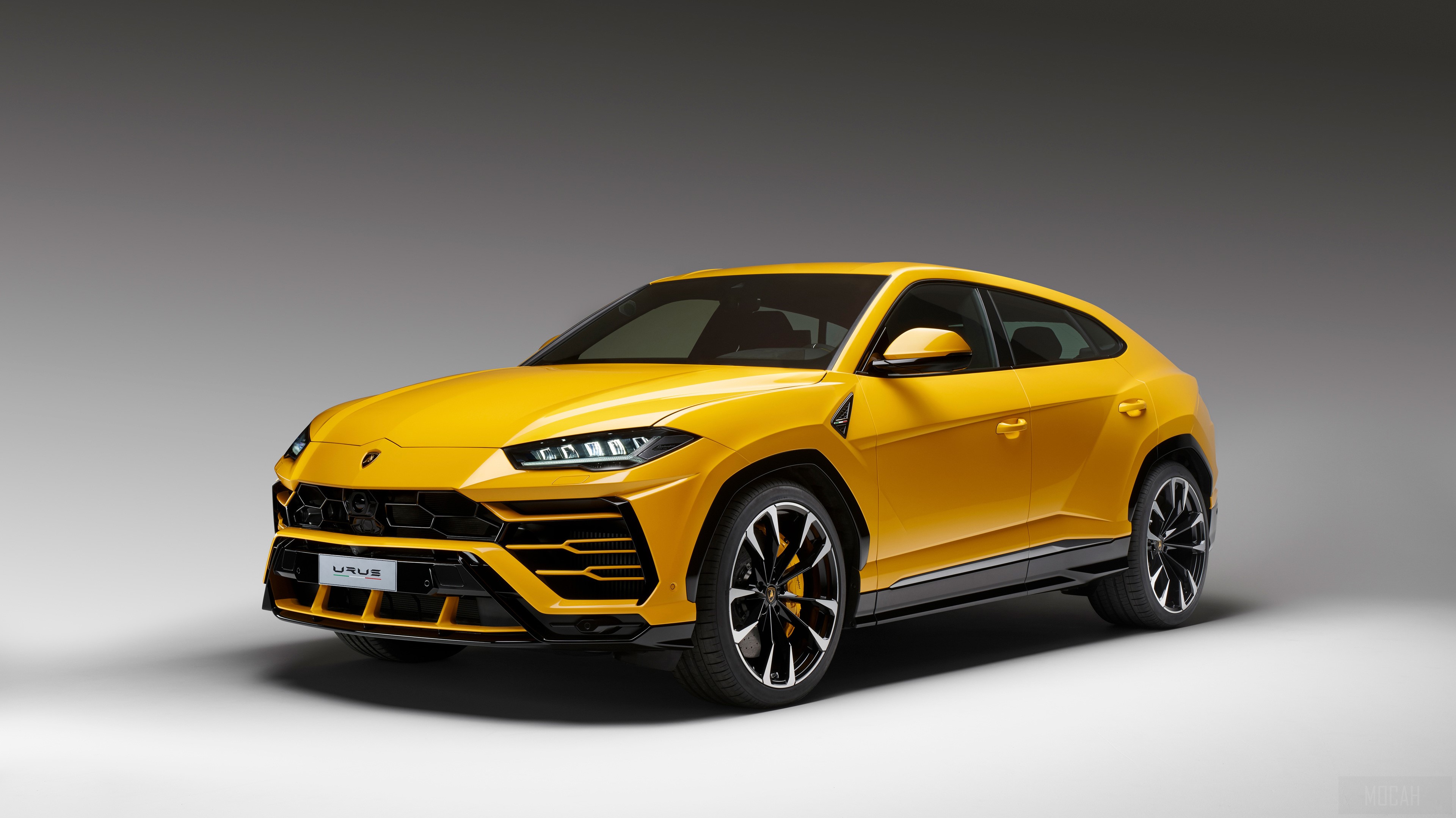 Yellow Lamborghini Urus SUV 4K HD Wallpaper
