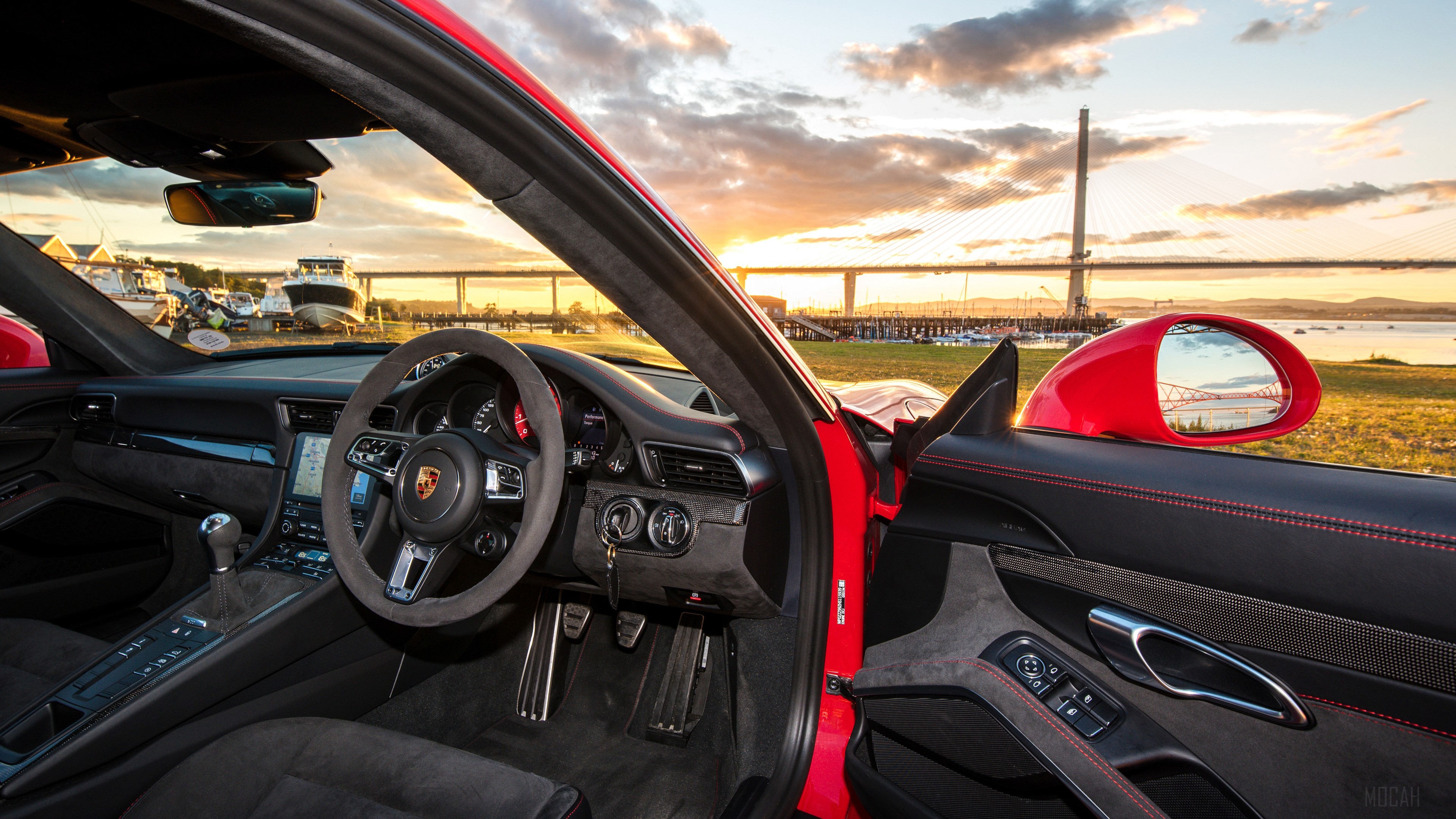 Porsche 911 Carrera GTS Coupe Interior HD Wallpaper