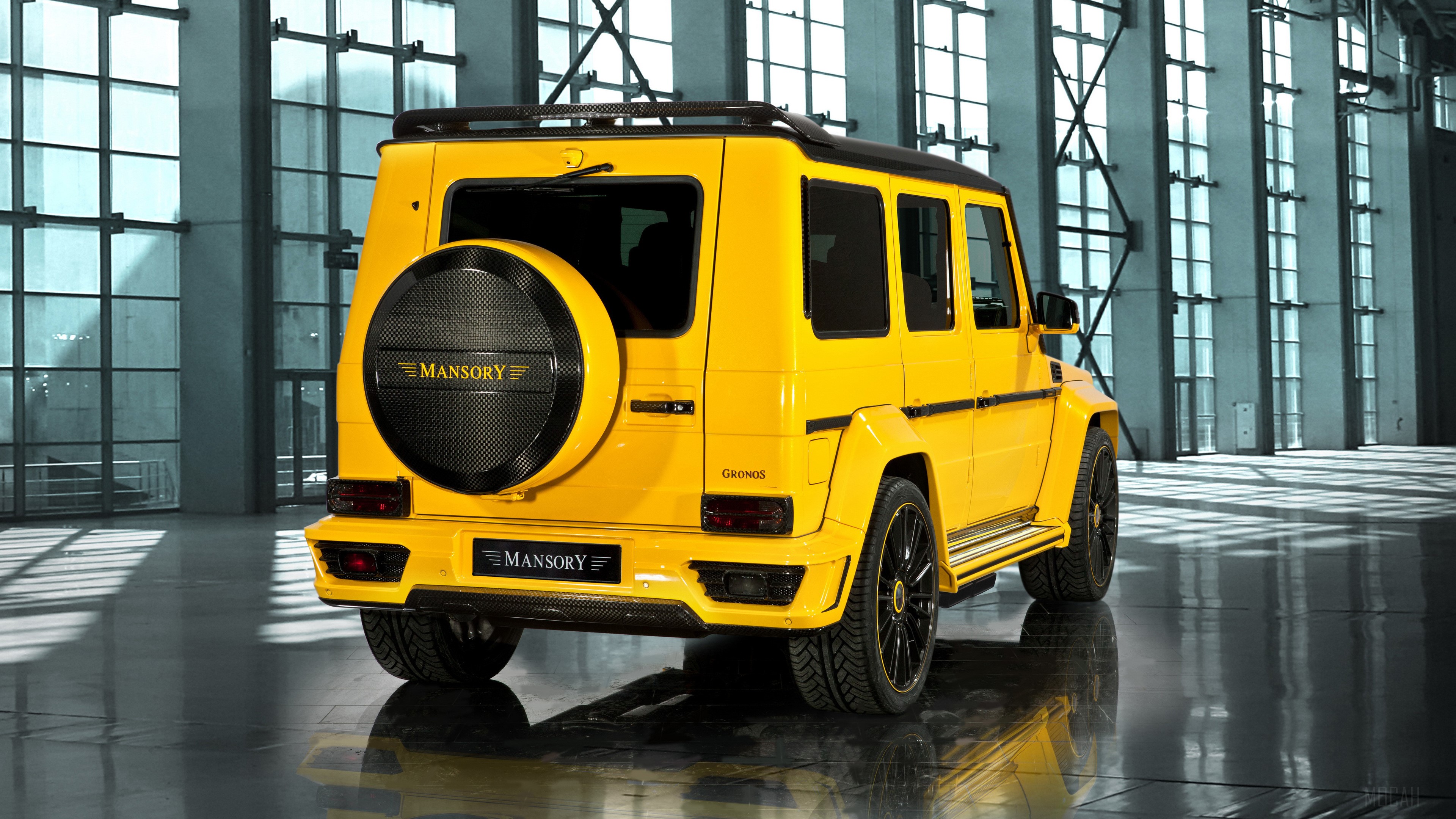 Yellow Mercedes Benz Mansory Gronos 4K HD Wallpaper