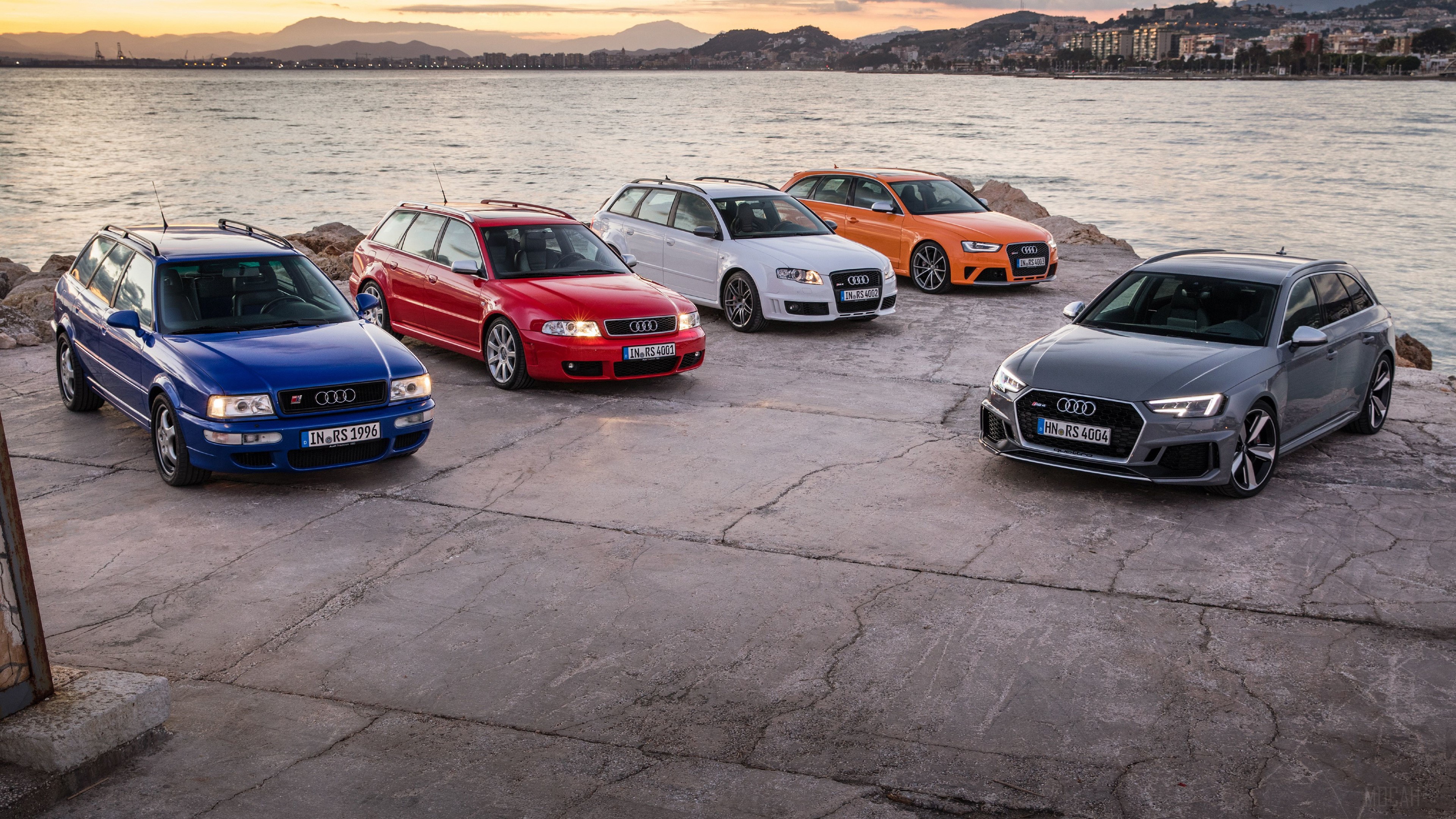 Audi RS2, RS4, and other Audi RS wagons HD Wallpaper