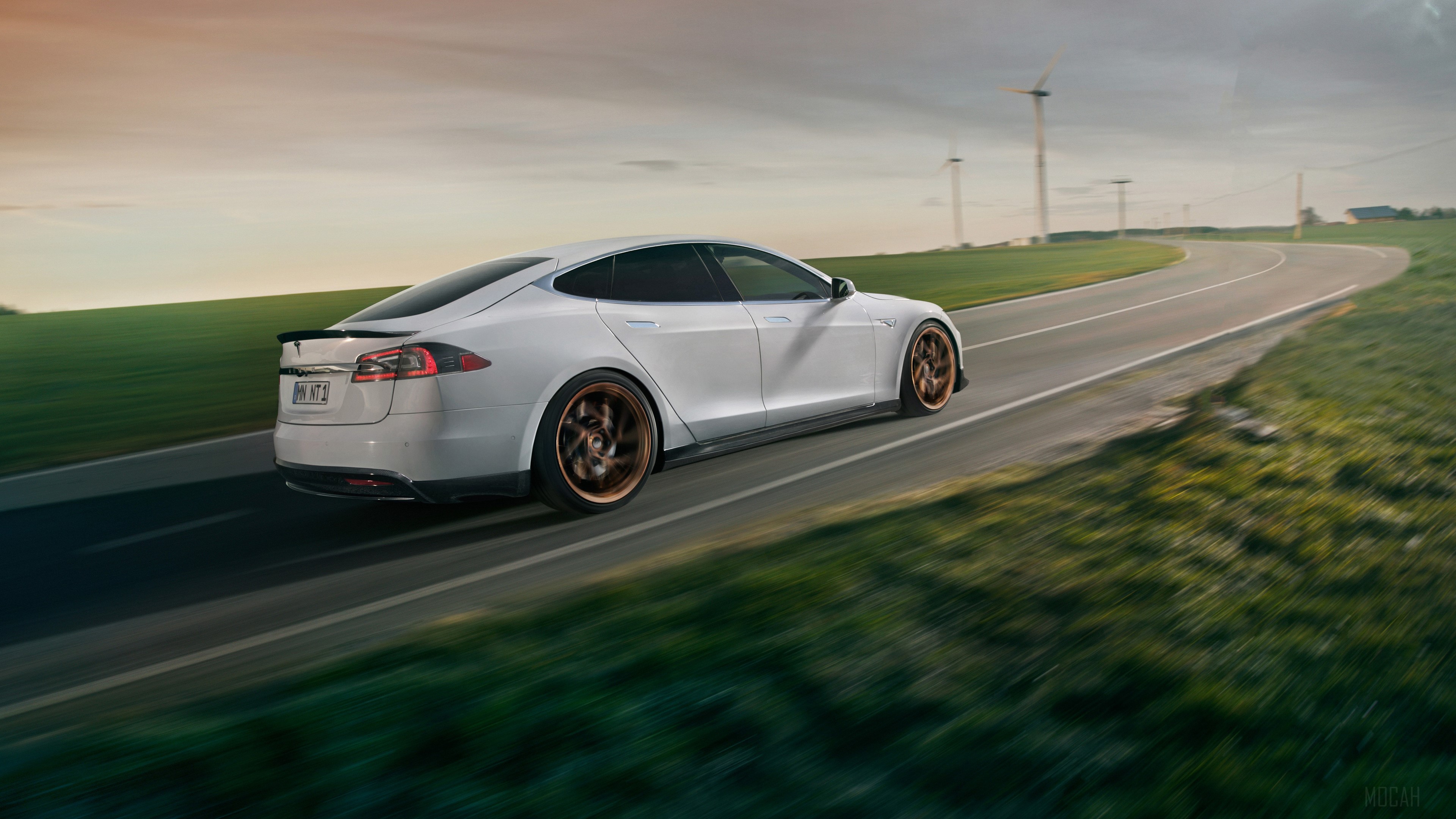 Novitec Tesla Model S HD Wallpaper