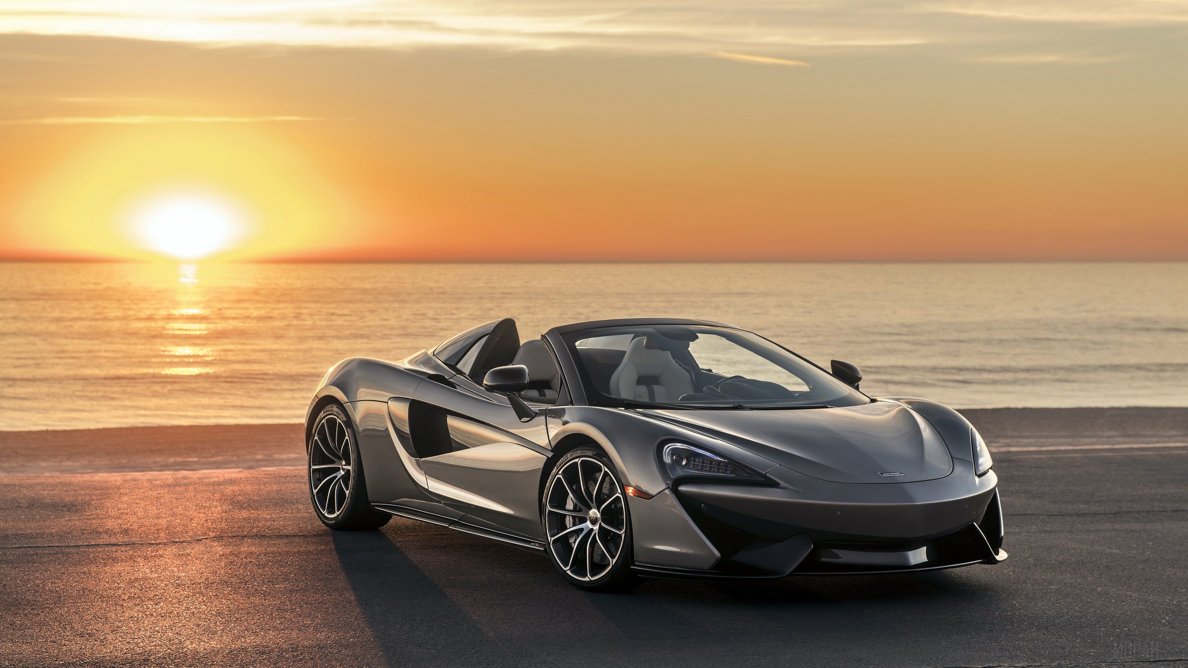 McLaren 570S Spider 2018 Convertible Car HD Wallpaper