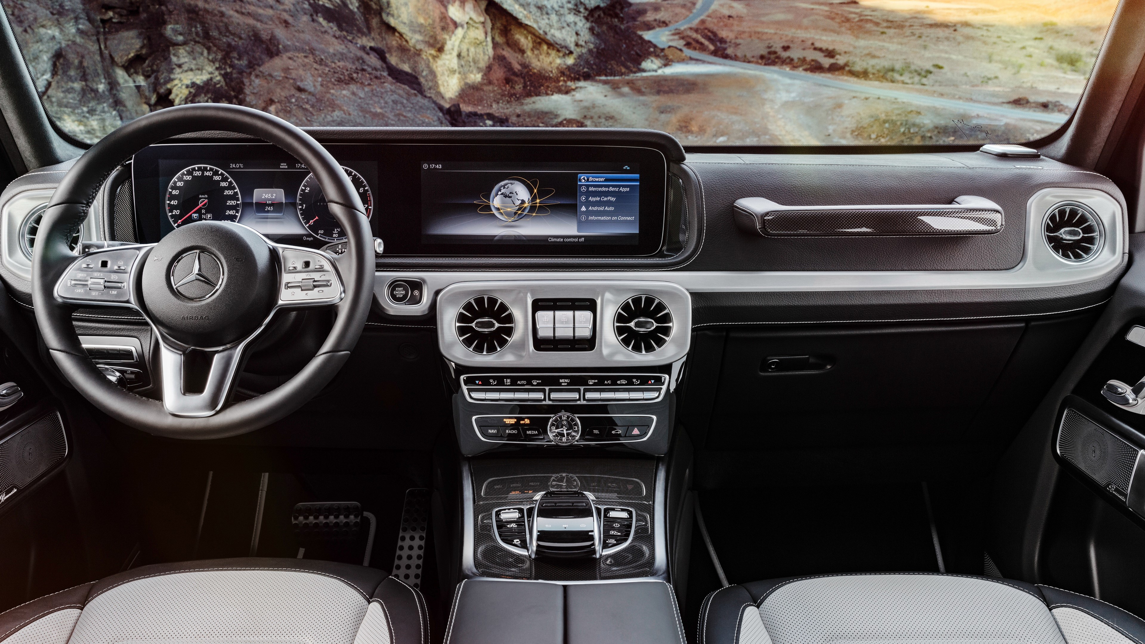 2019 Mercedes G Class Interior HD Wallpaper