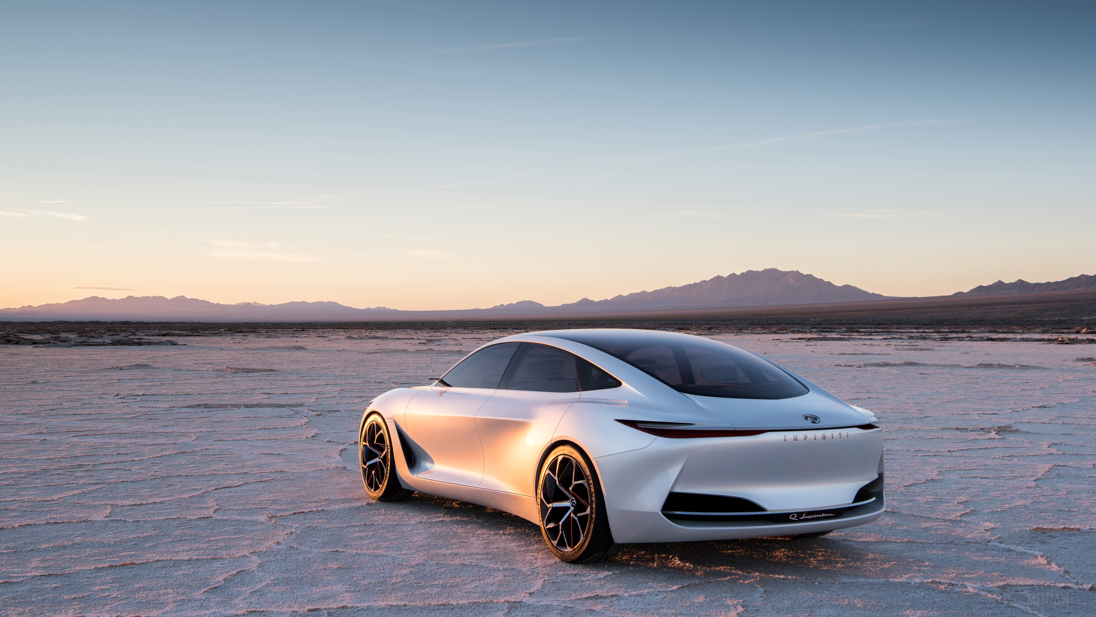2018 Infiniti Q Inspiration Concept Car Rear HD Wallpaper