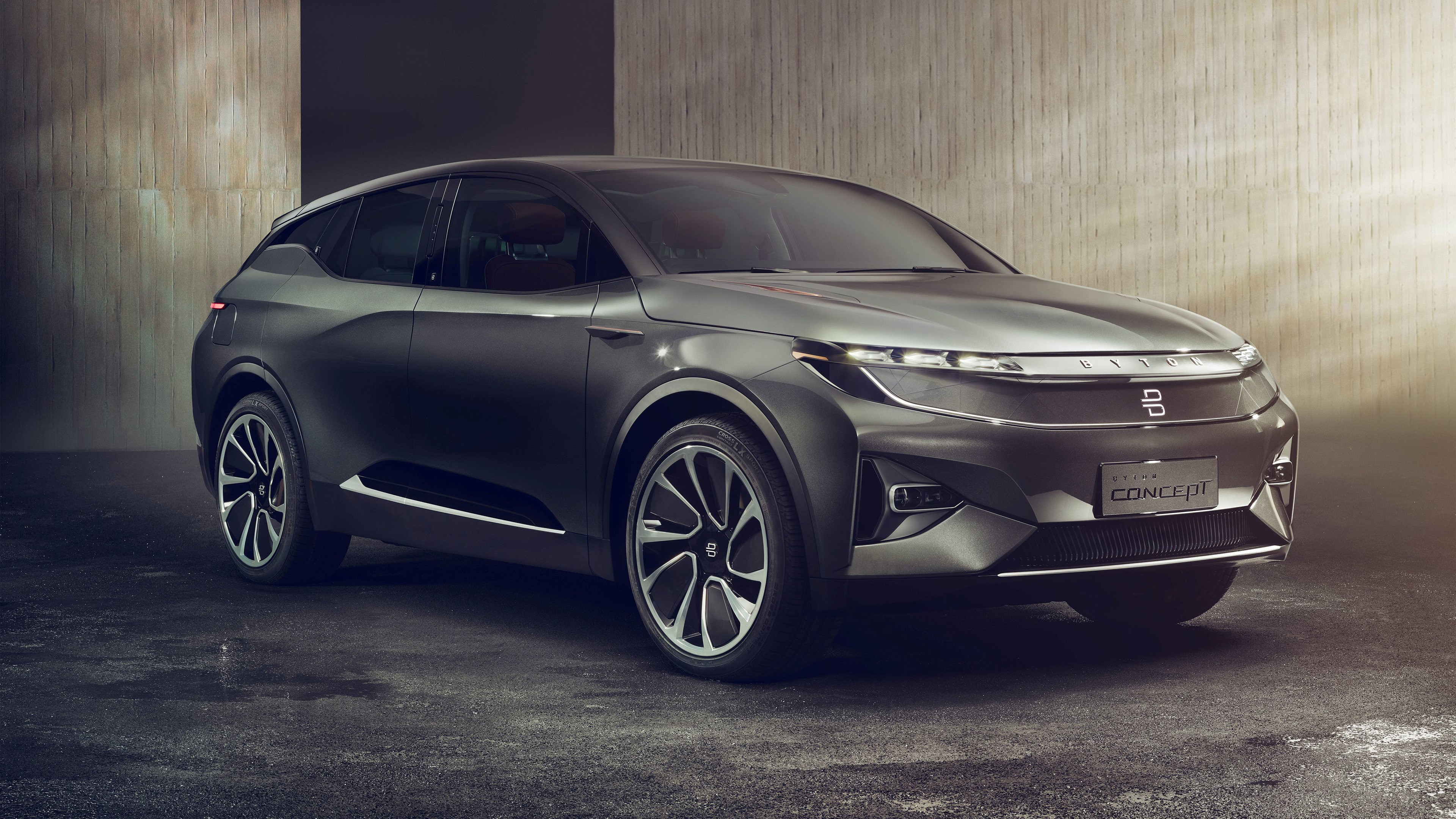 Byton Electric EV Concept Car 4K HD Wallpaper