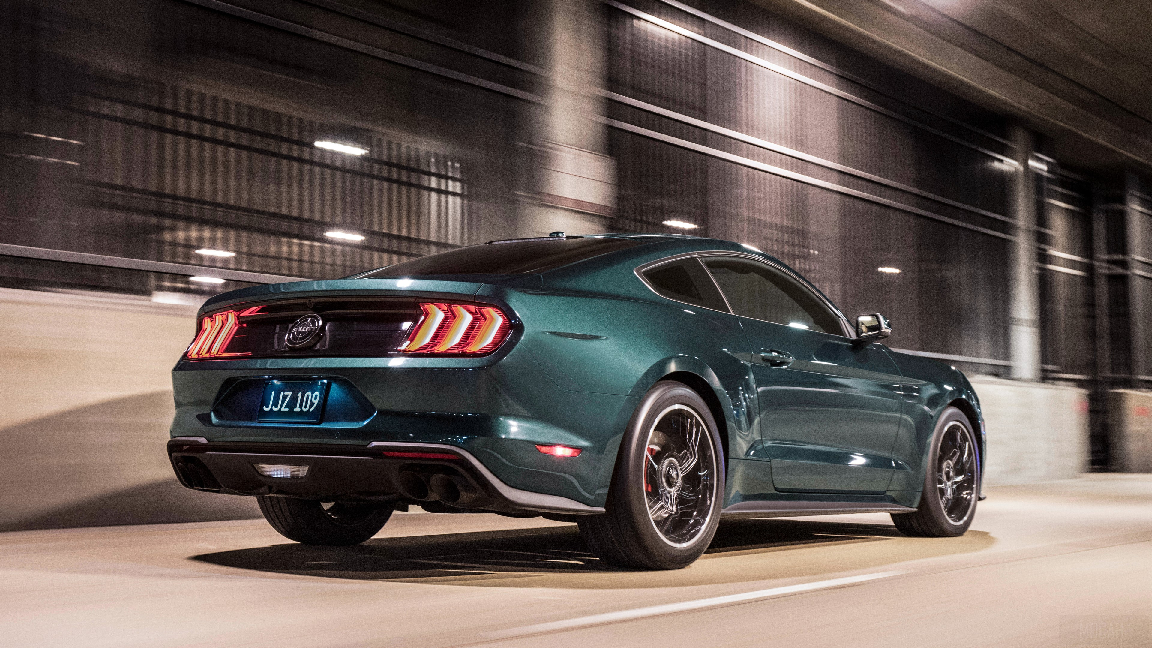 2019 Ford Mustang Bullitt Rear HD Wallpaper