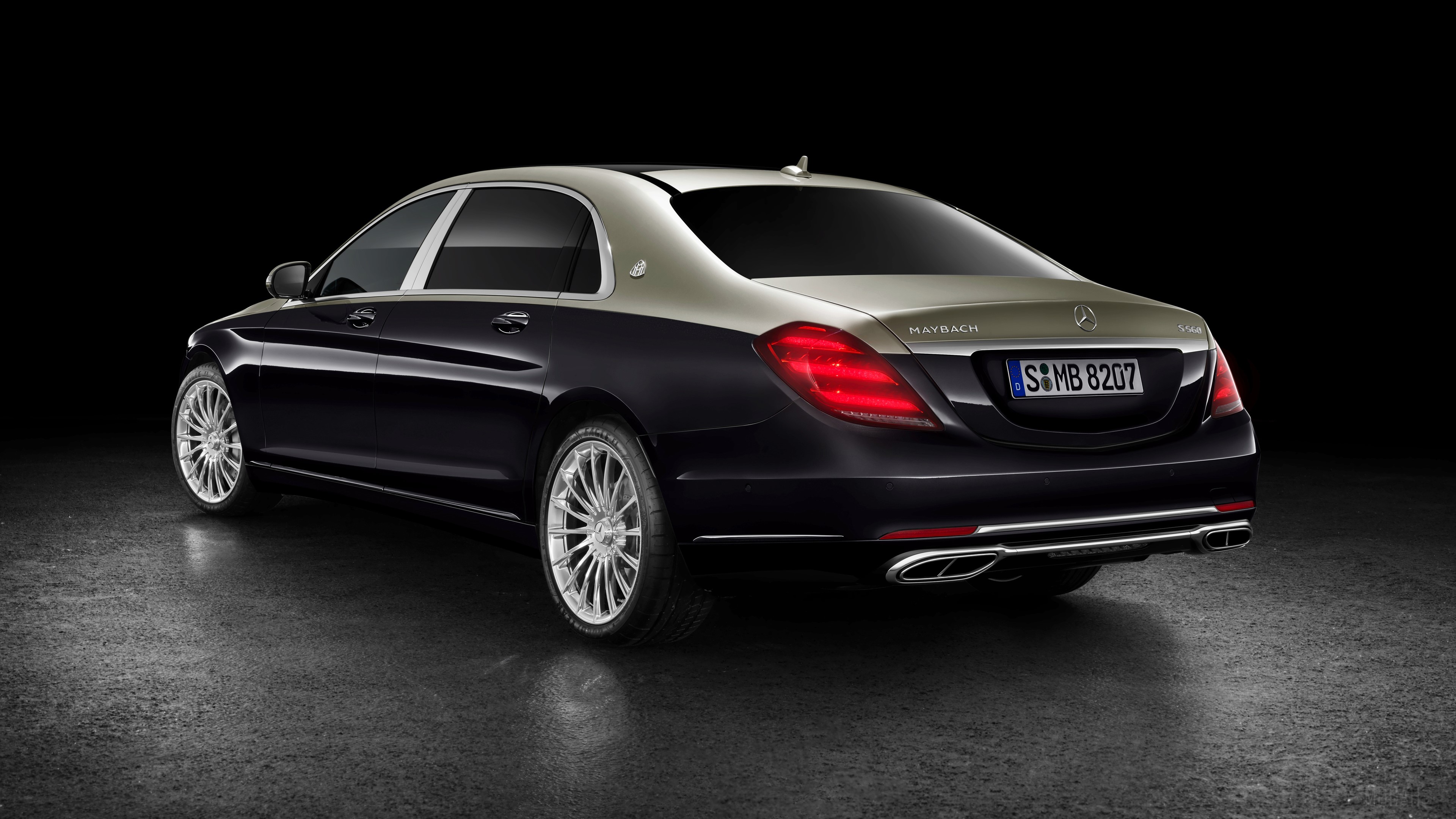 Mercedes-Benz Maybach S 560 2018 Rear 4K HD Wallpaper