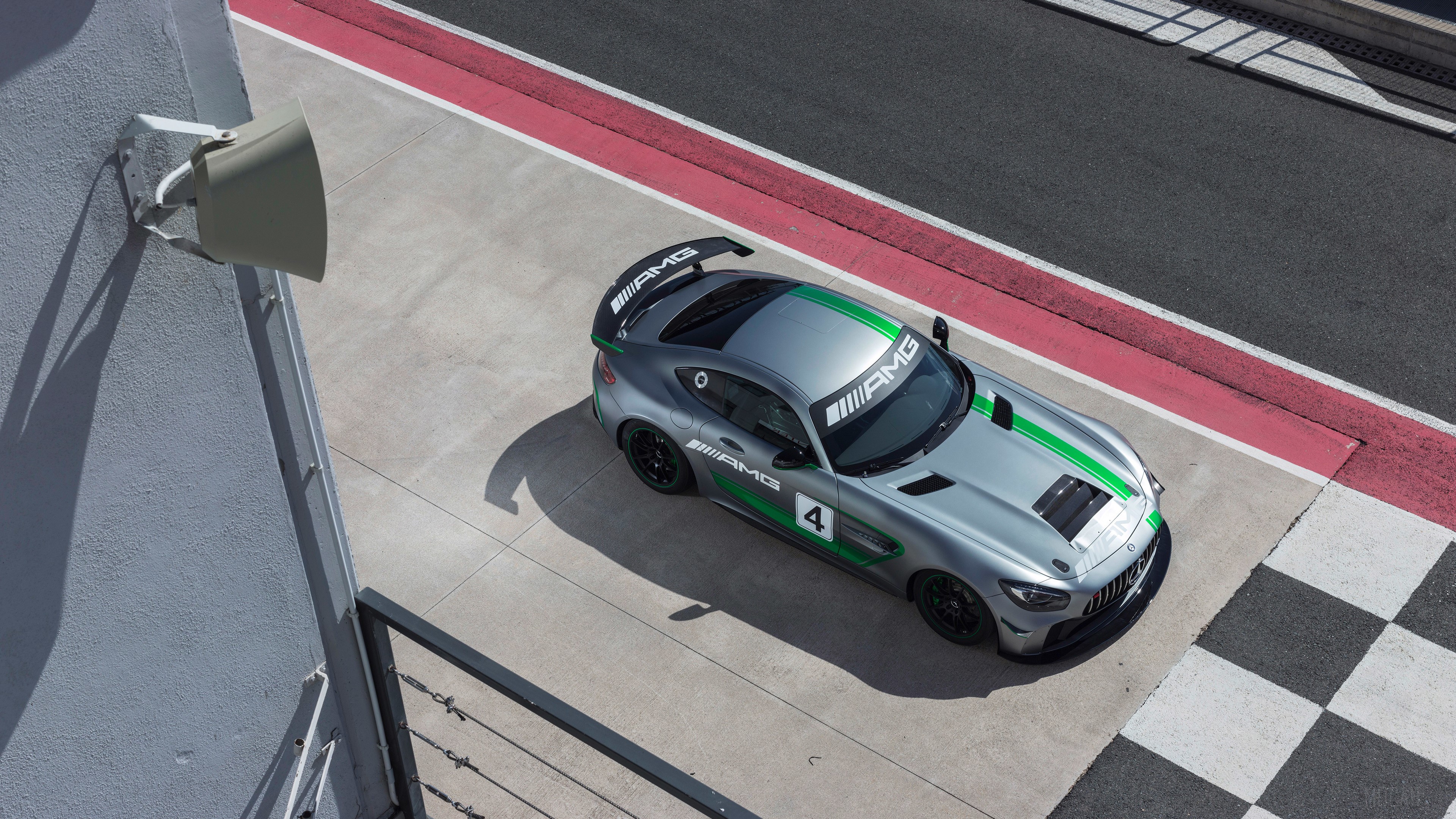 2017 Mercedes AMG GT4 C190 Race Car HD Wallpaper