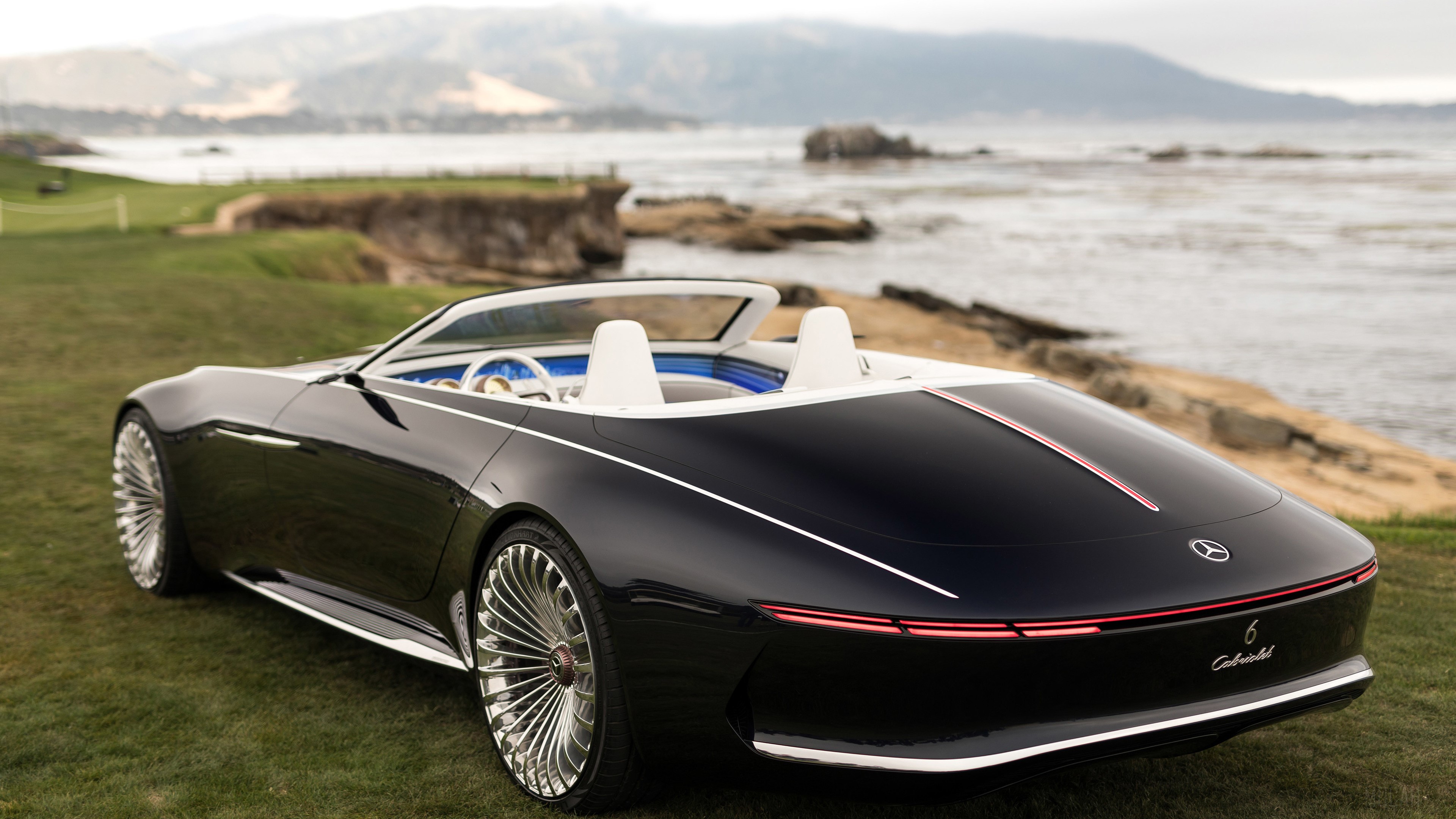 Vision Mercedes Maybach 6 Cabriolet 2017 Rear HD Wallpaper