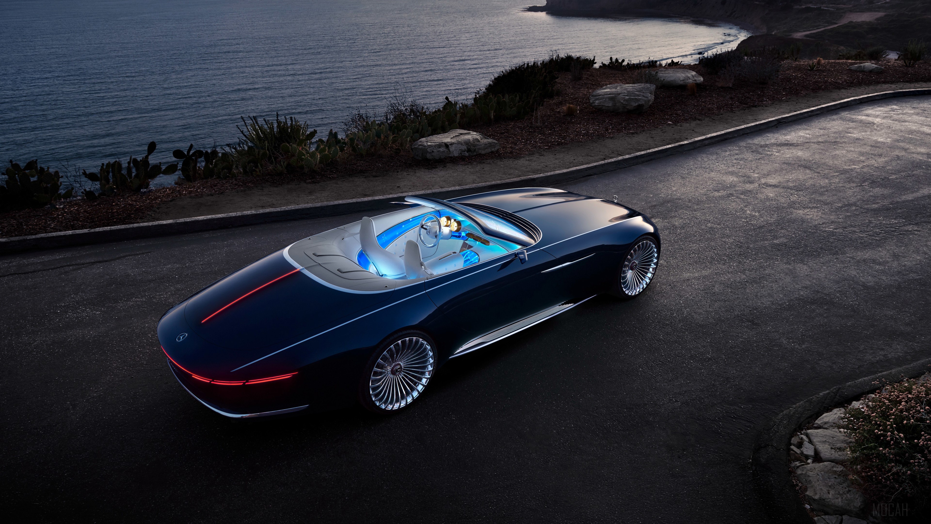 Mercedes Maybach Vision 6 Cabriolet 4K HD Wallpaper