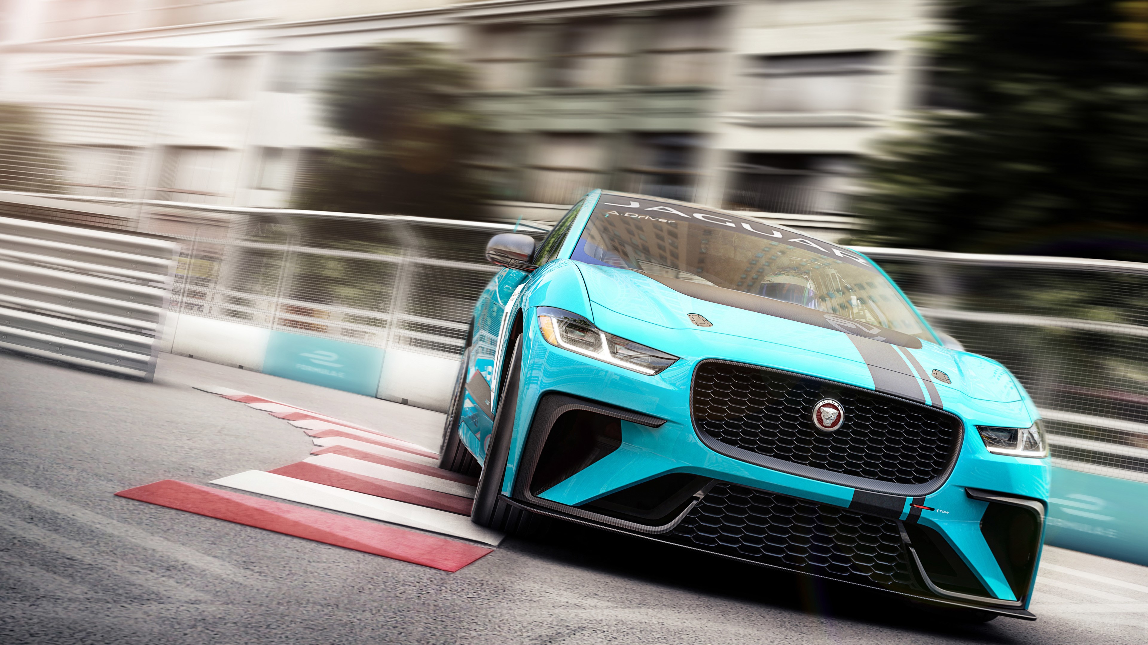 Jaguar I Pace Etrophy HD Wallpaper