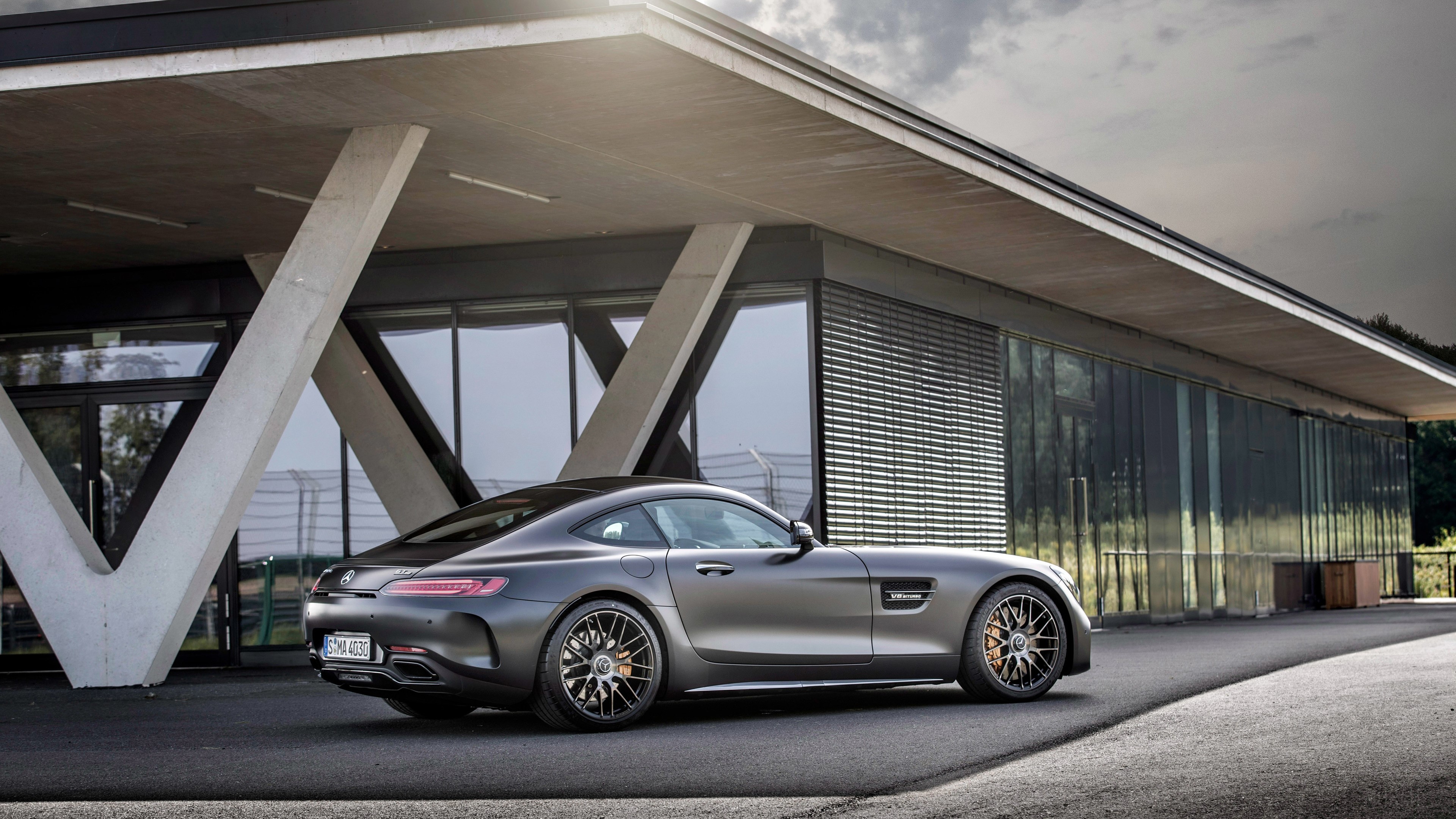 Mercedes AMG GT C Edition 50 2017 Rear HD Wallpaper