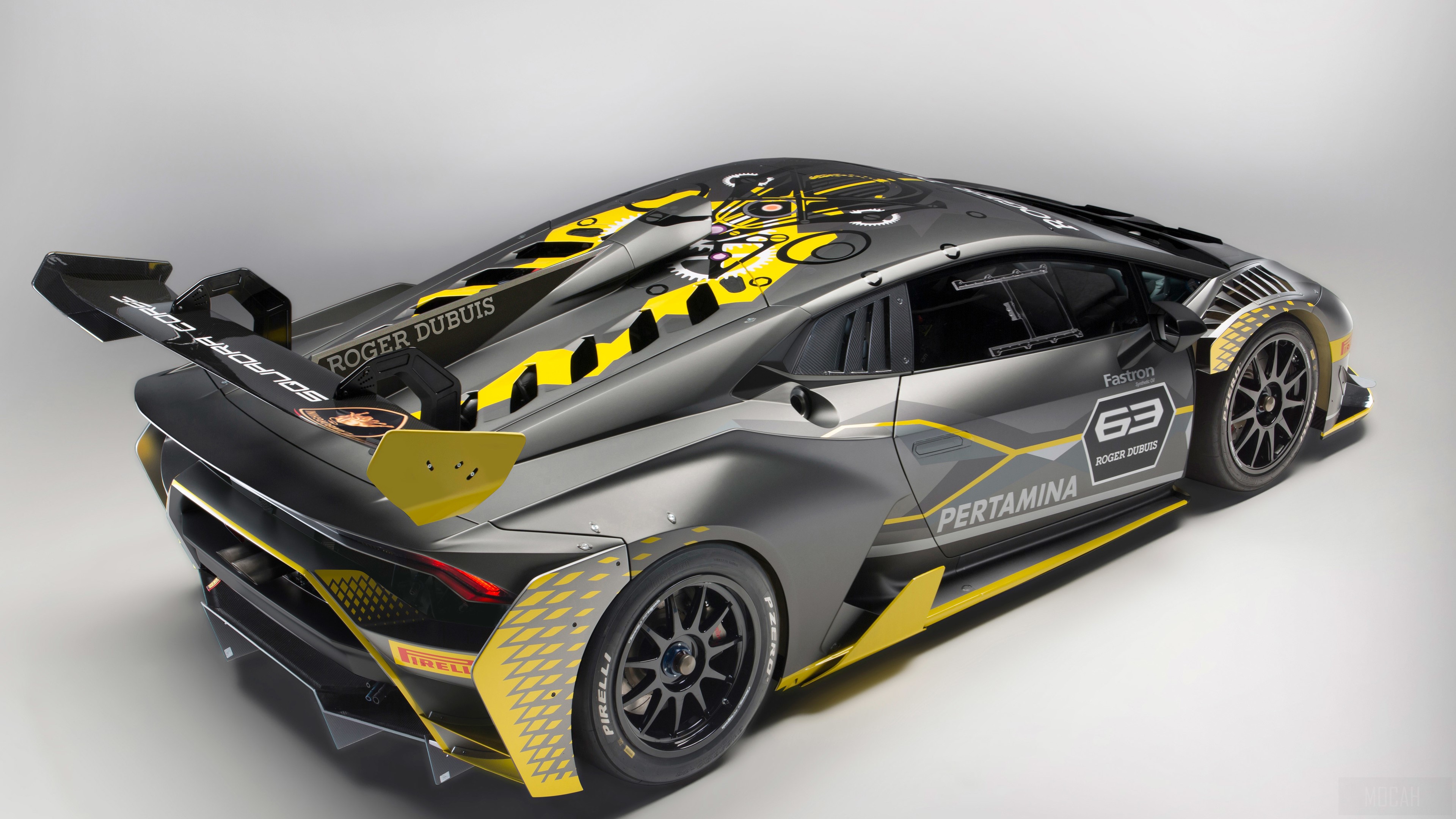 Lamborghini Huracan Super Trofeo EVO 2018 Rear HD Wallpaper
