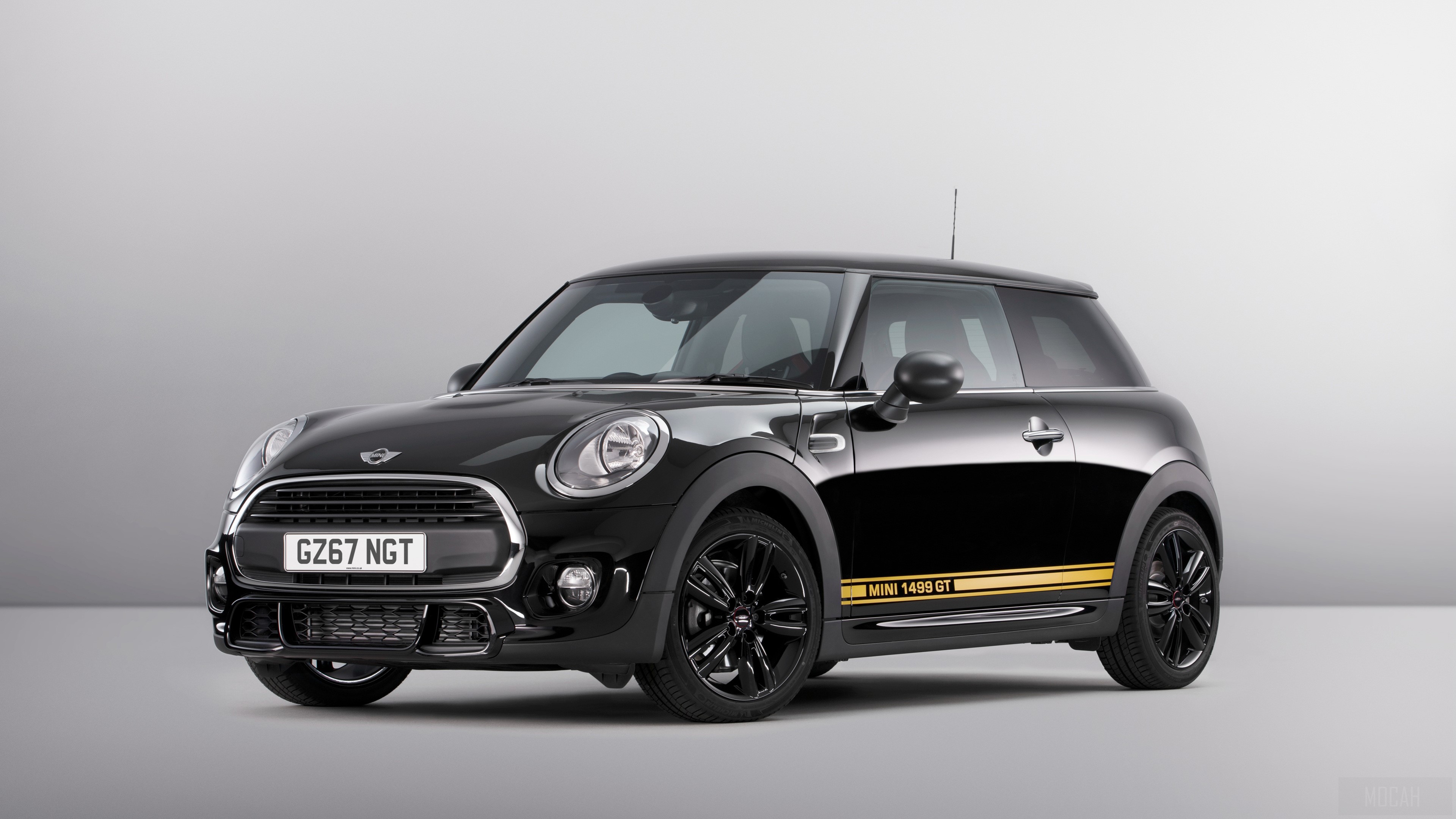 Black 2017 Mini Cooper 1499 GT 4K HD Wallpaper