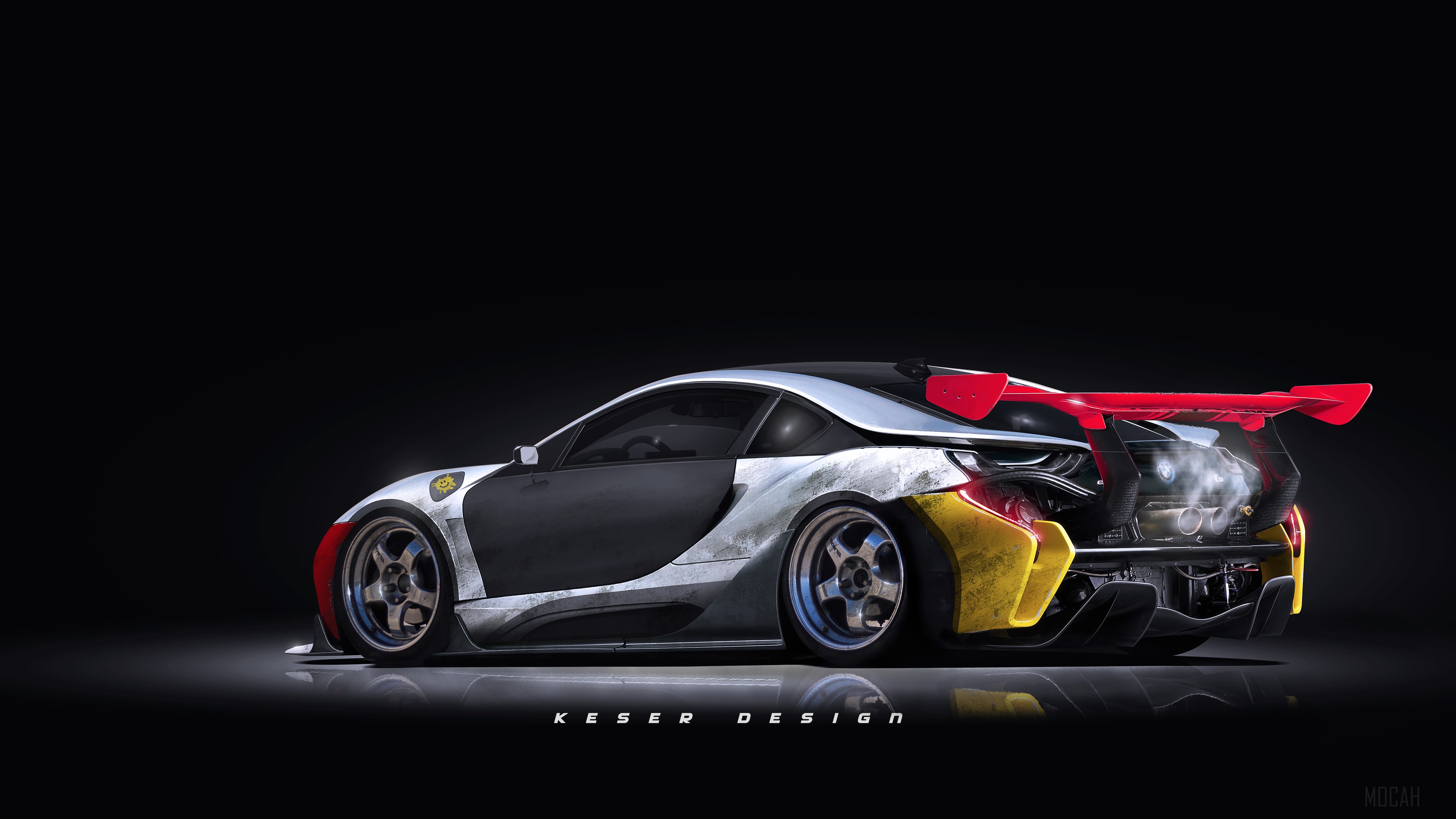 Tuned BMW i8 Digital Art 4K HD Wallpaper