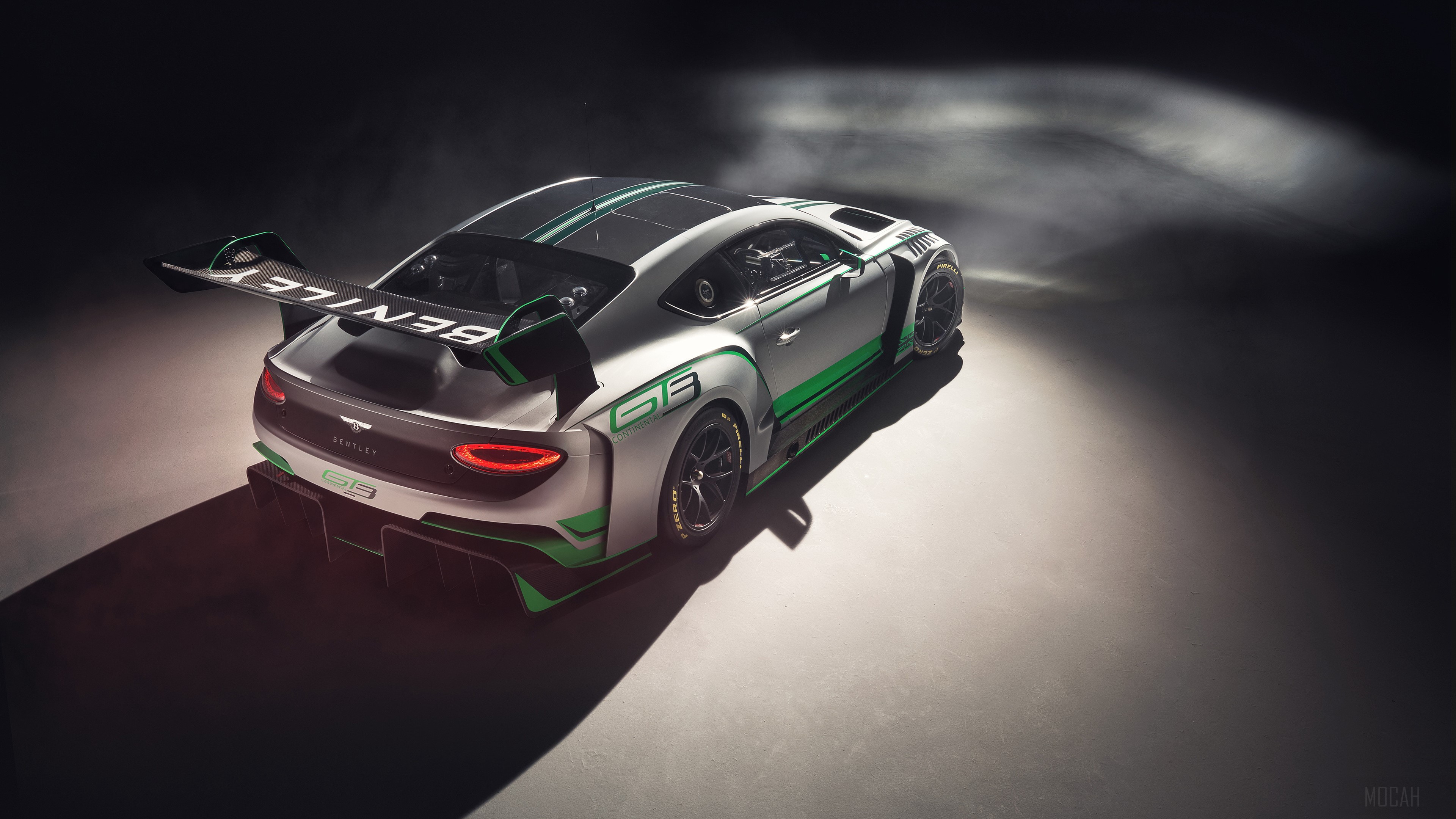 Bentley Continental GT3 2018 Race Car Rear View 4K HD Wallpaper