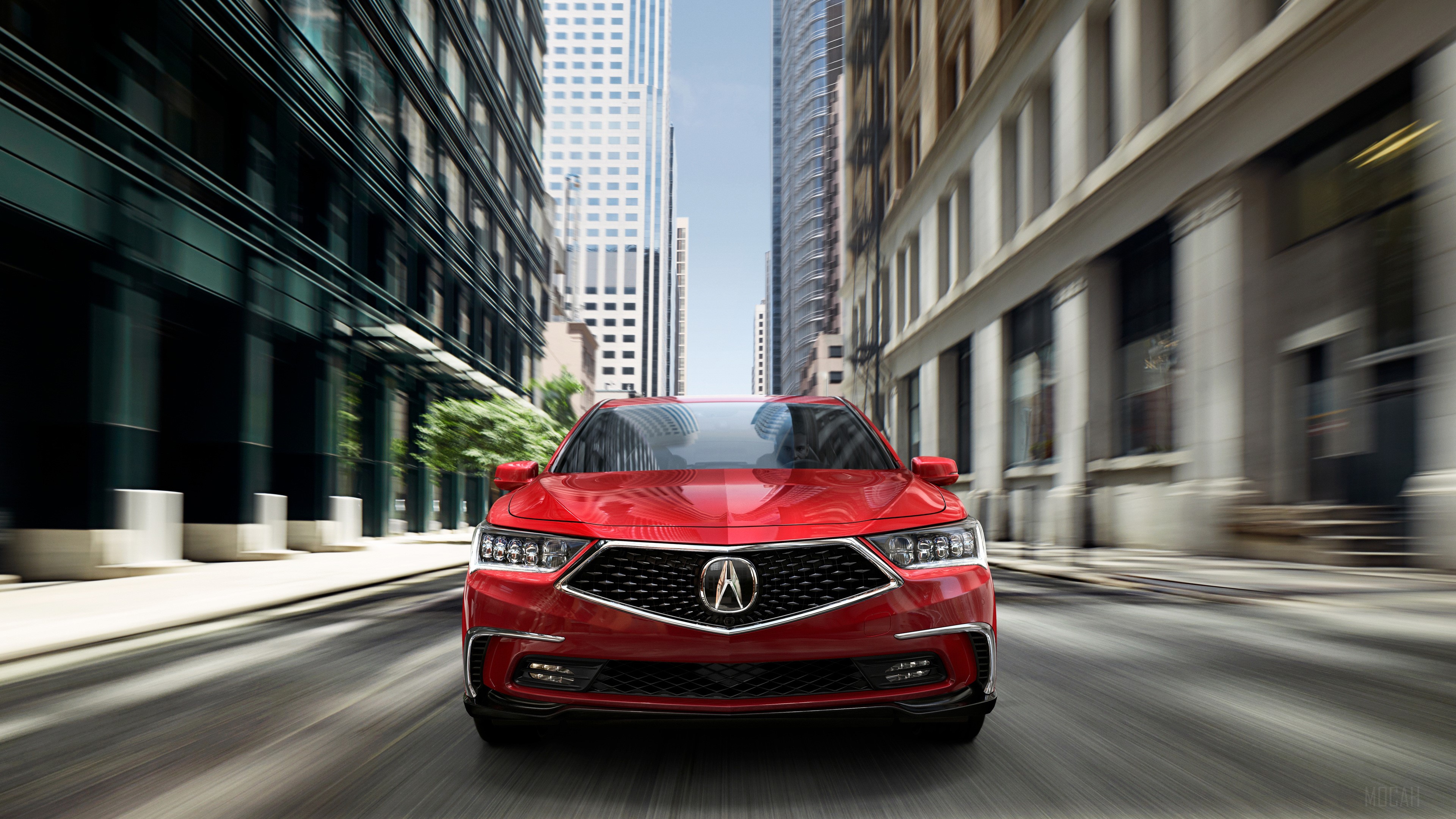 2018 Acura RLX Sport Hybrid SH AWD Front HD Wallpaper