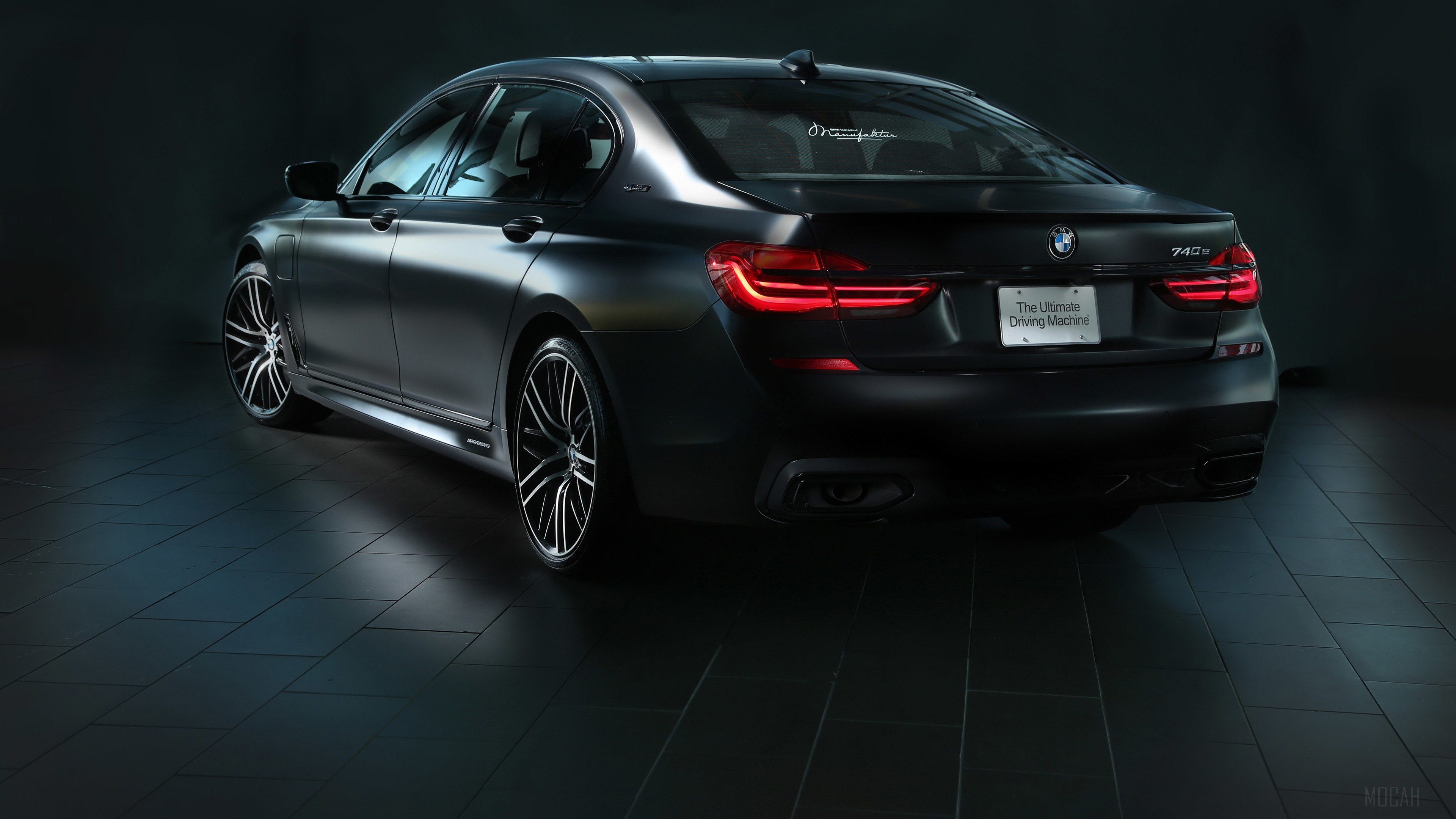 2017 BMW 740e IPerformance M Performance Rear HD Wallpaper