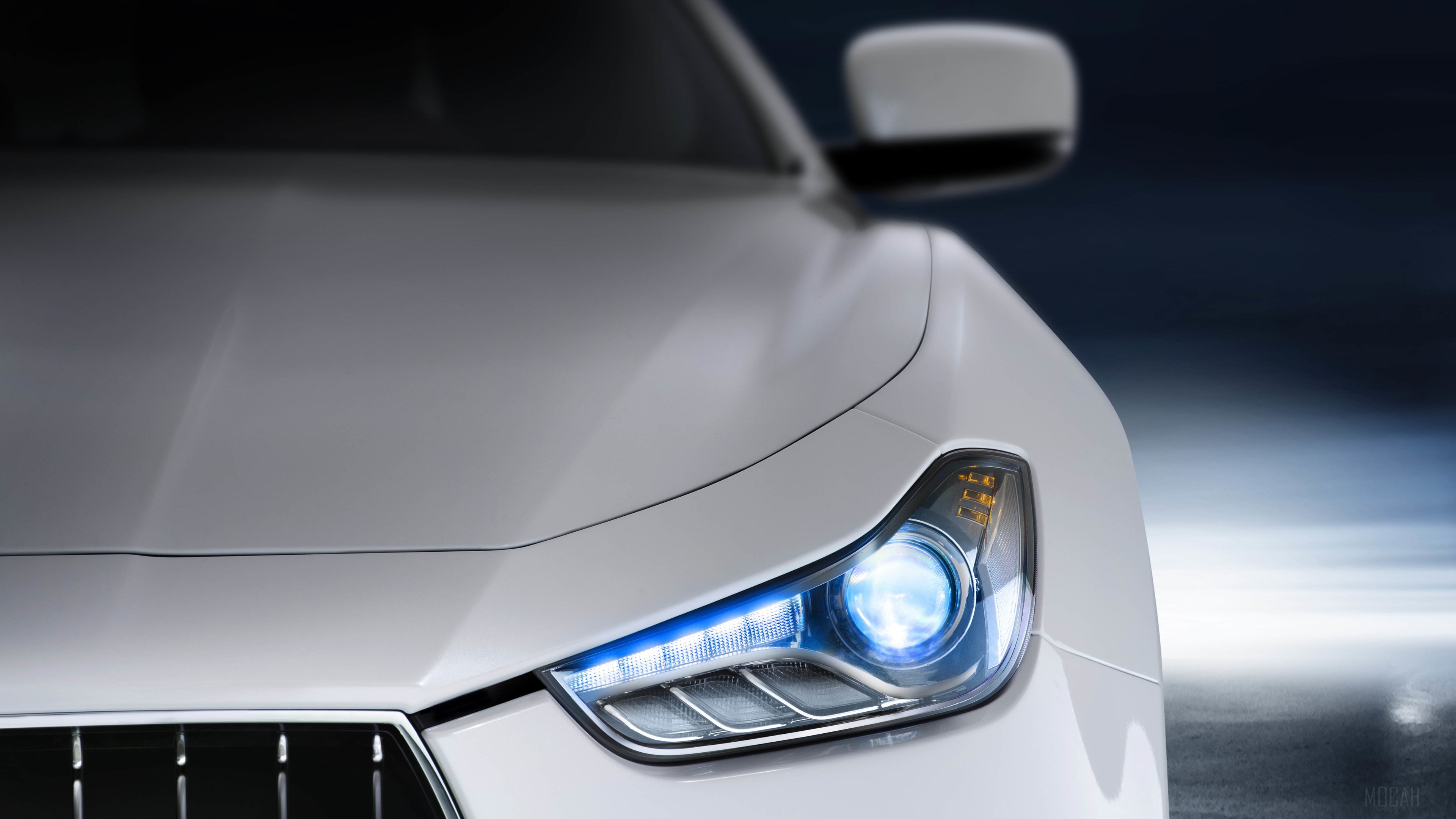 Maserati Headlights HD Wallpaper