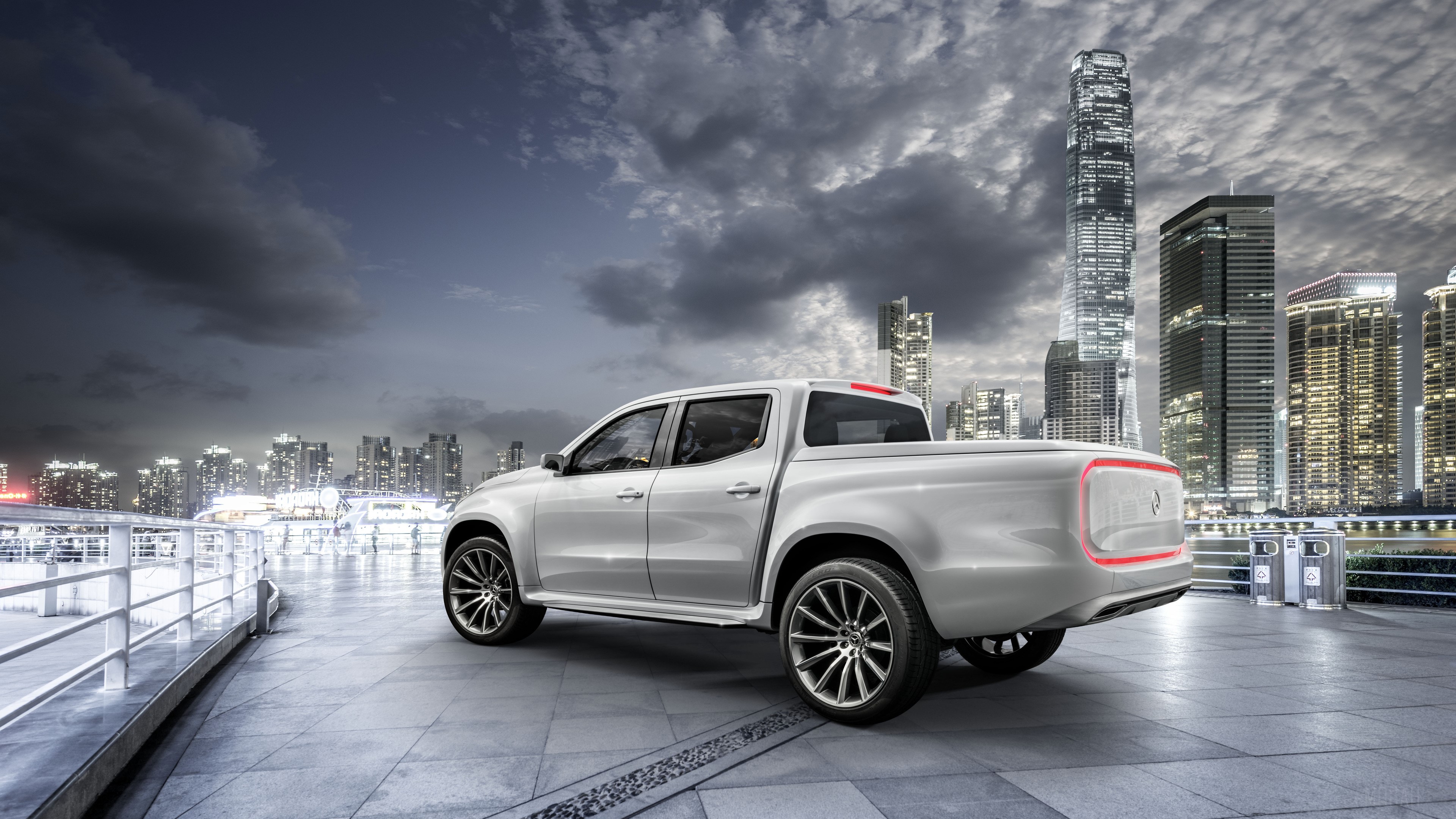 2017 Mercedes Benz X Class Pickup Truck HD Wallpaper