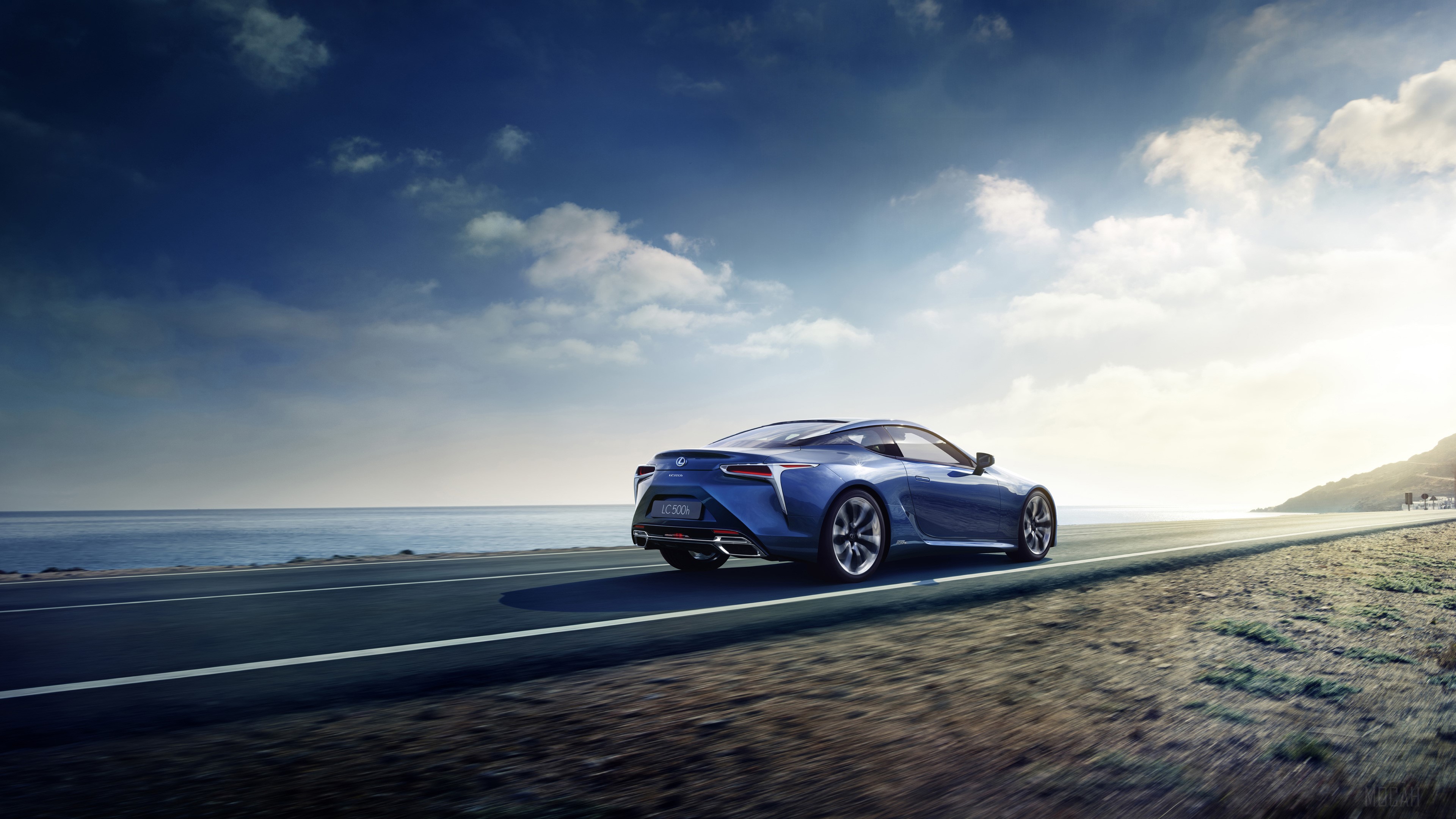 2018 Lexus LC 500h HD Wallpaper