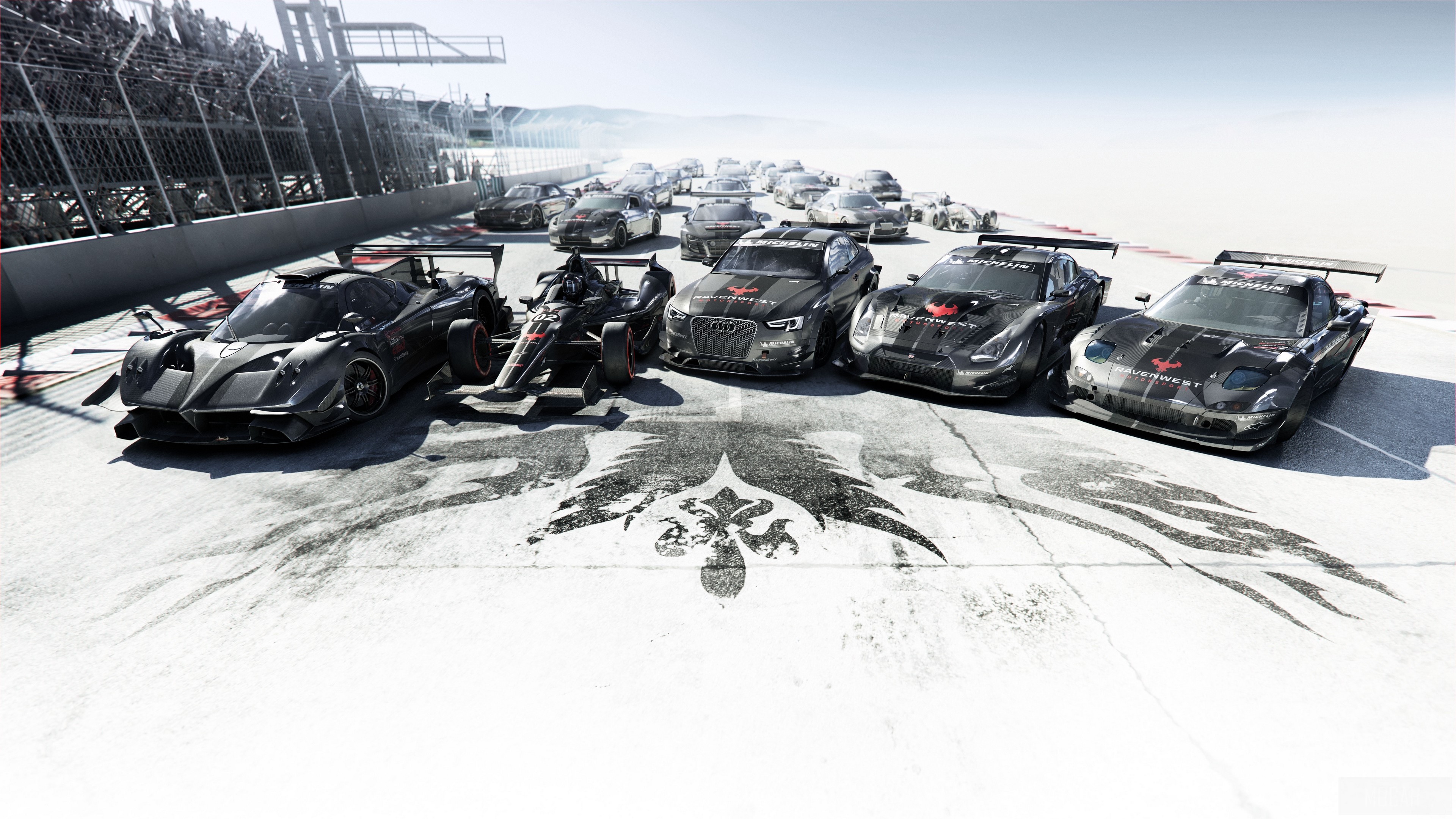 Grid Autosport racing cars on track 4K HD Wallpaper