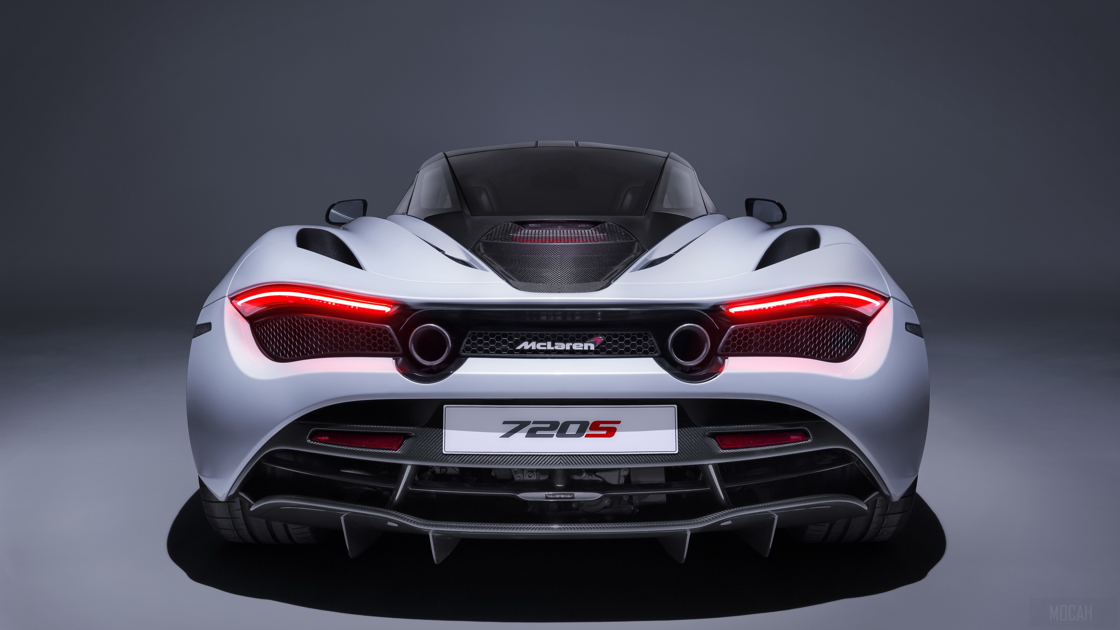 McLaren 720S rear view 4K HD Wallpaper