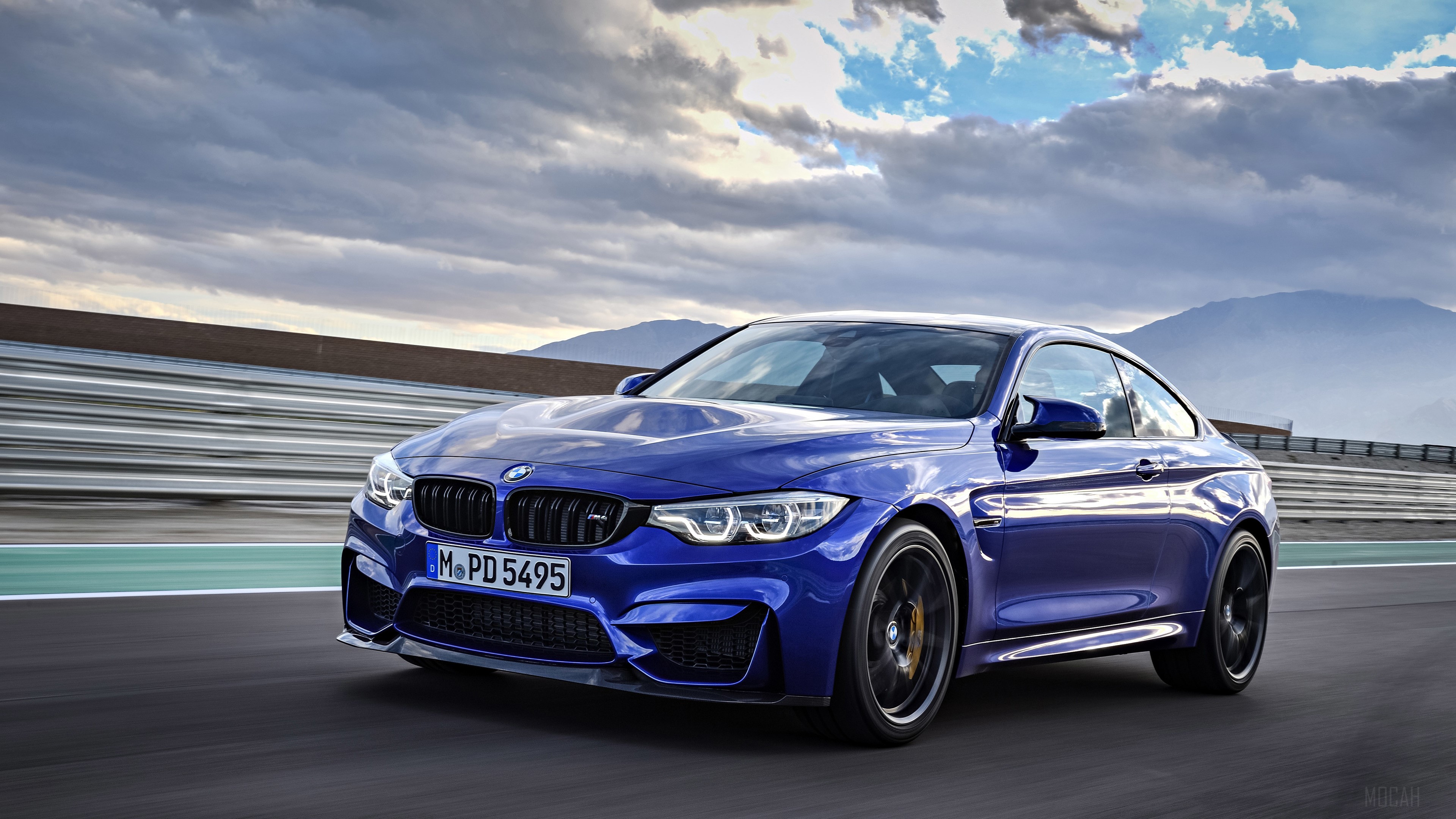 Blue 2018 BMW M4 CS 4K HD Wallpaper