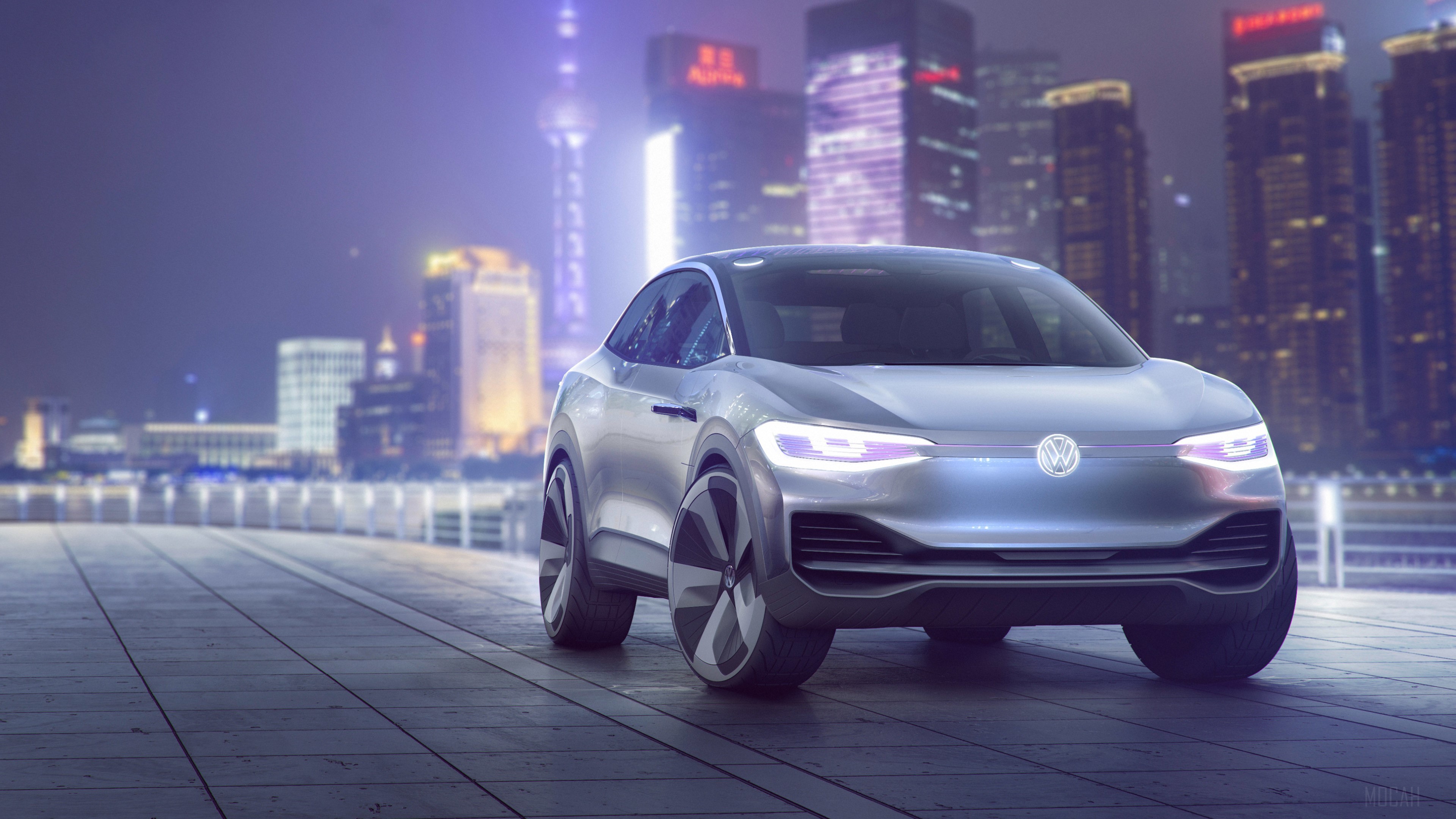 Volkswagen ID Crozz Concept 2017 HD Wallpaper