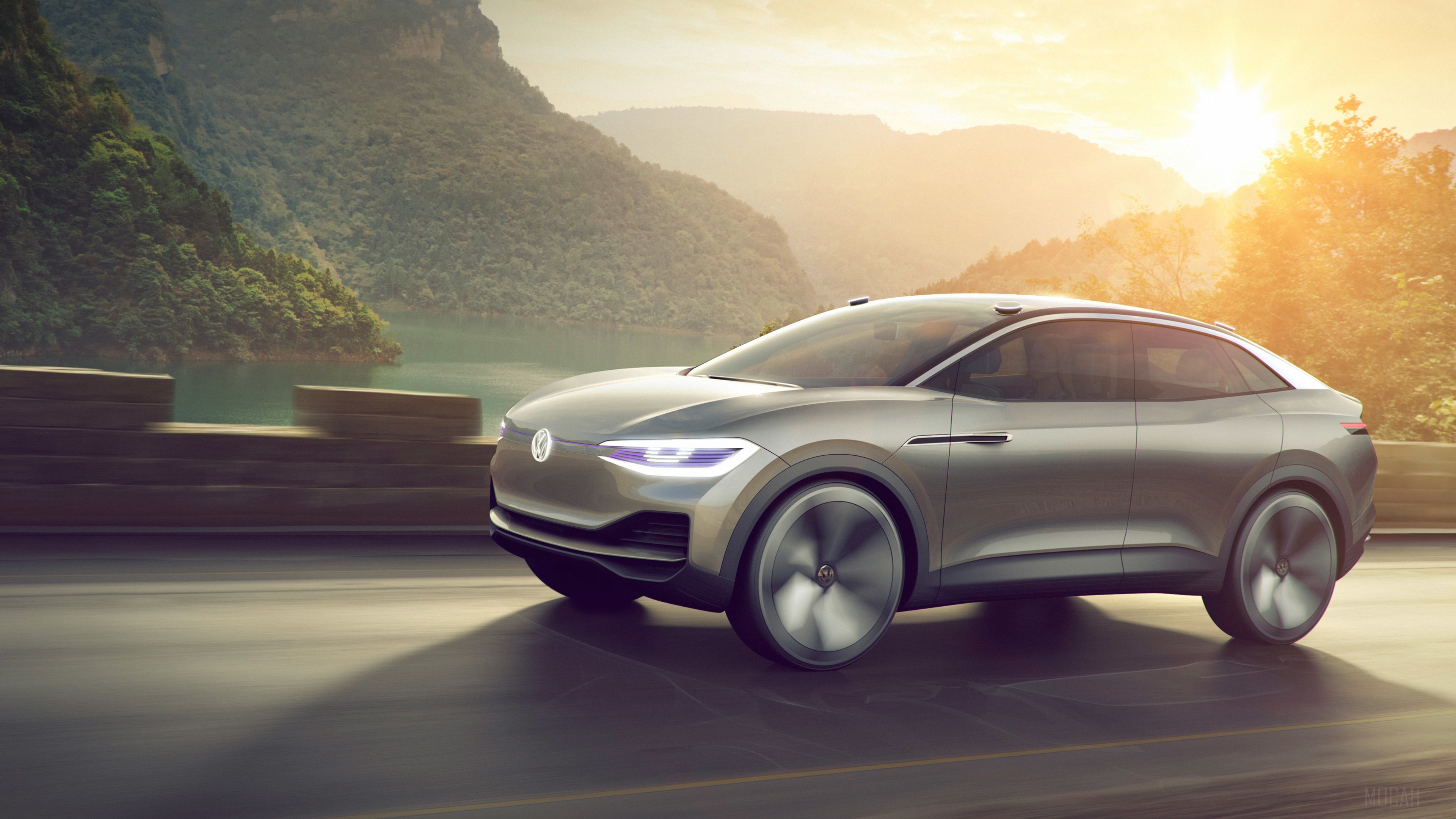 Volkswagen ID Crozz Concept Car HD Wallpaper
