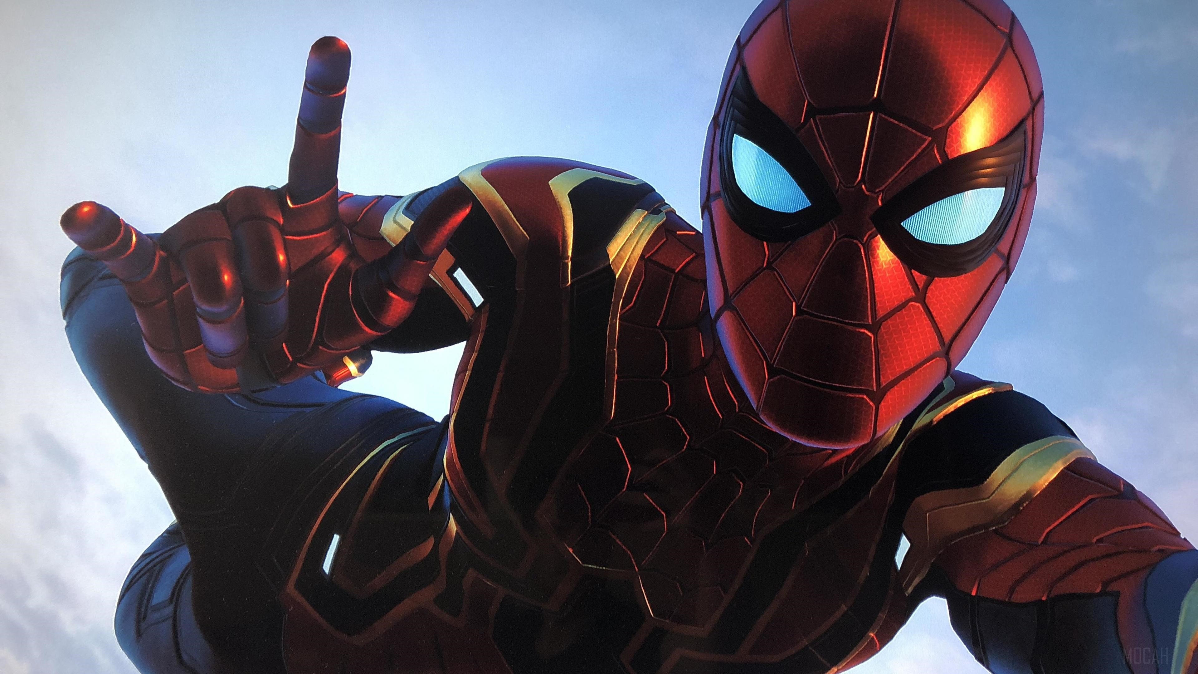 Spider-Man from Iron Man 4K HD Wallpaper