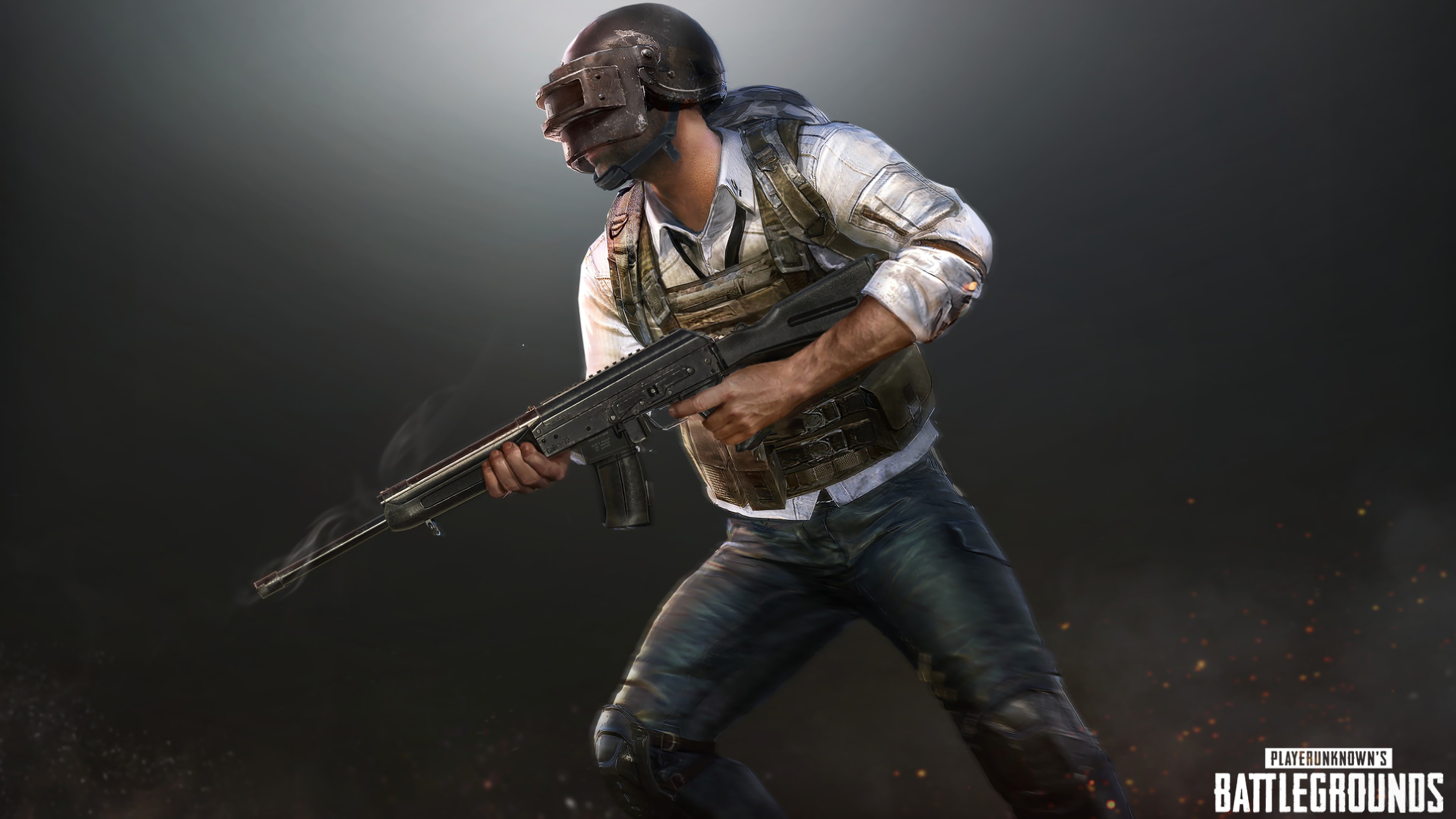 PUBG Helmet Guy HD Wallpaper