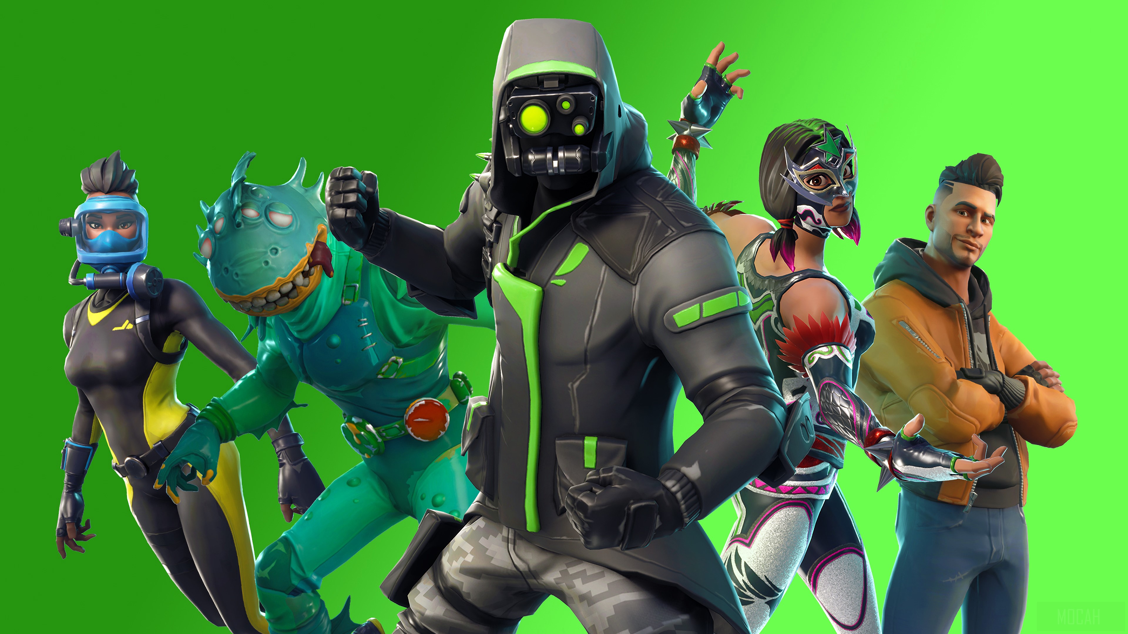 Fortnite Battle Royale Season 6 characters 4K HD Wallpaper