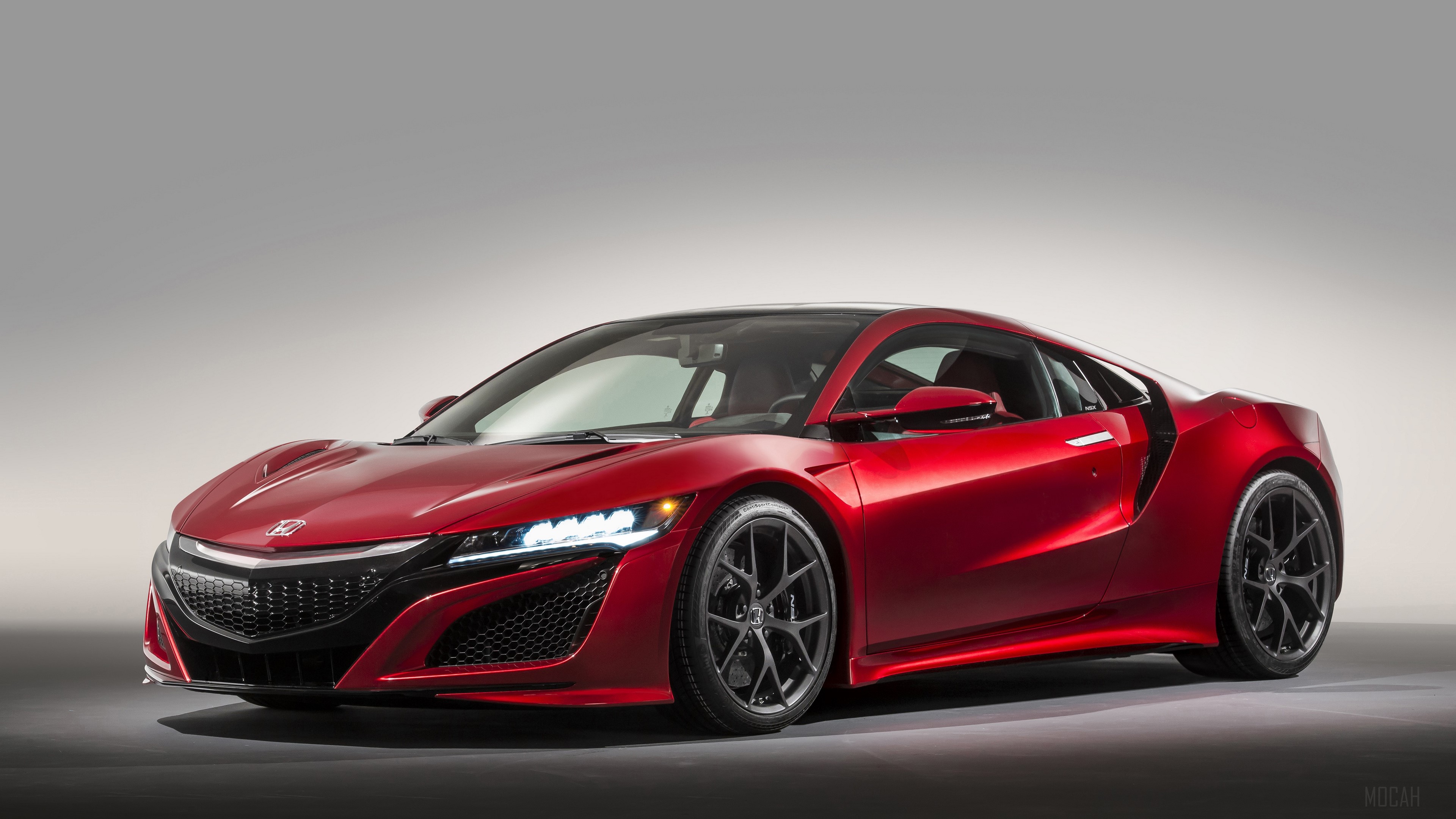Red 2015 Honda NSX 4K HD Wallpaper