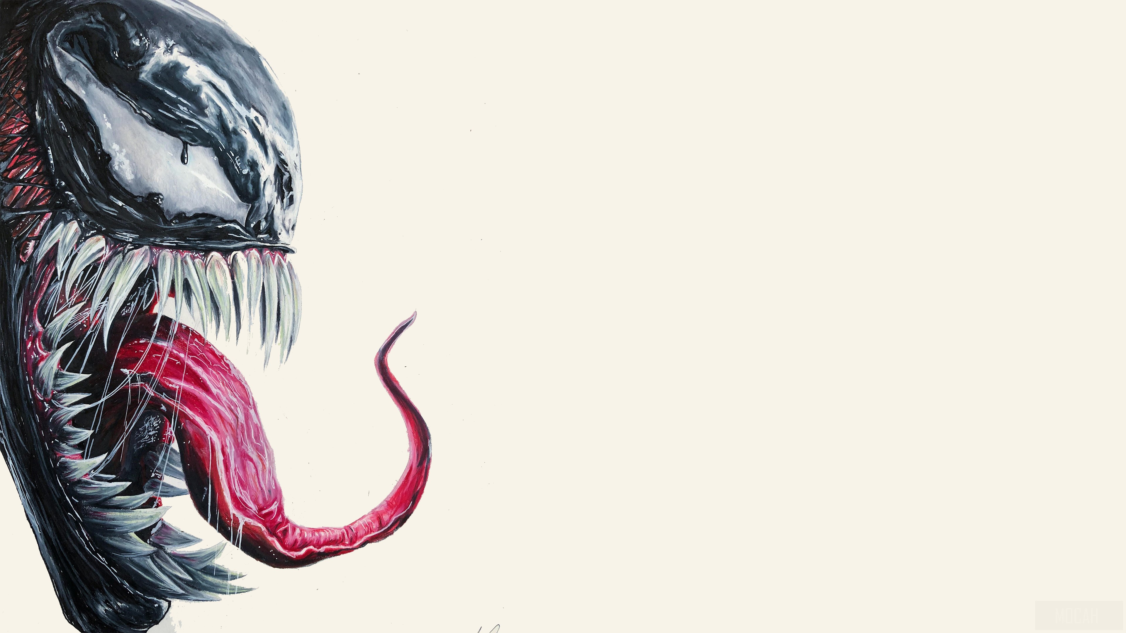 4K Venom Art HD Wallpaper