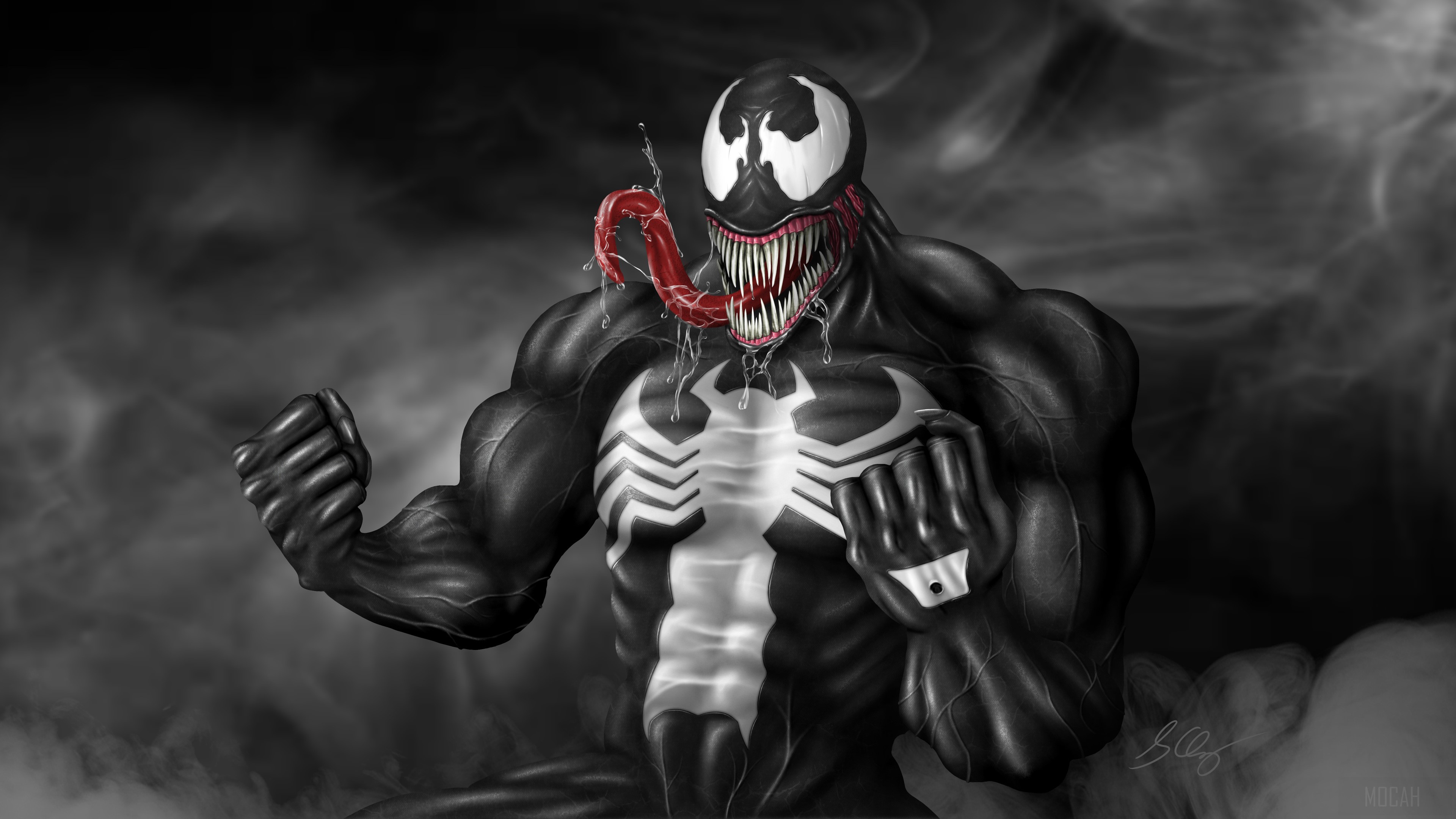 Venom Art 4K HD Wallpaper
