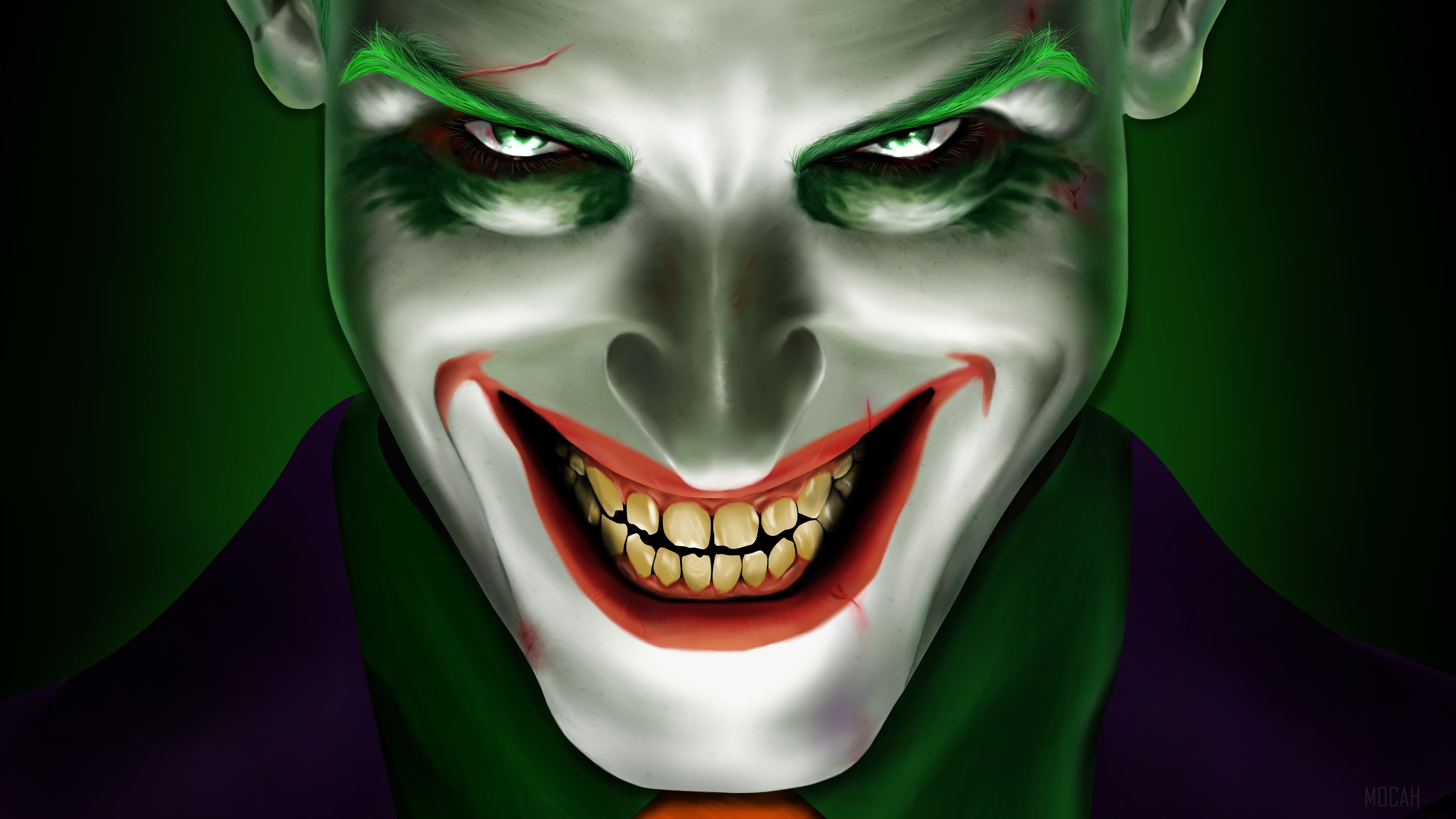 Joker Smiling HD Wallpaper