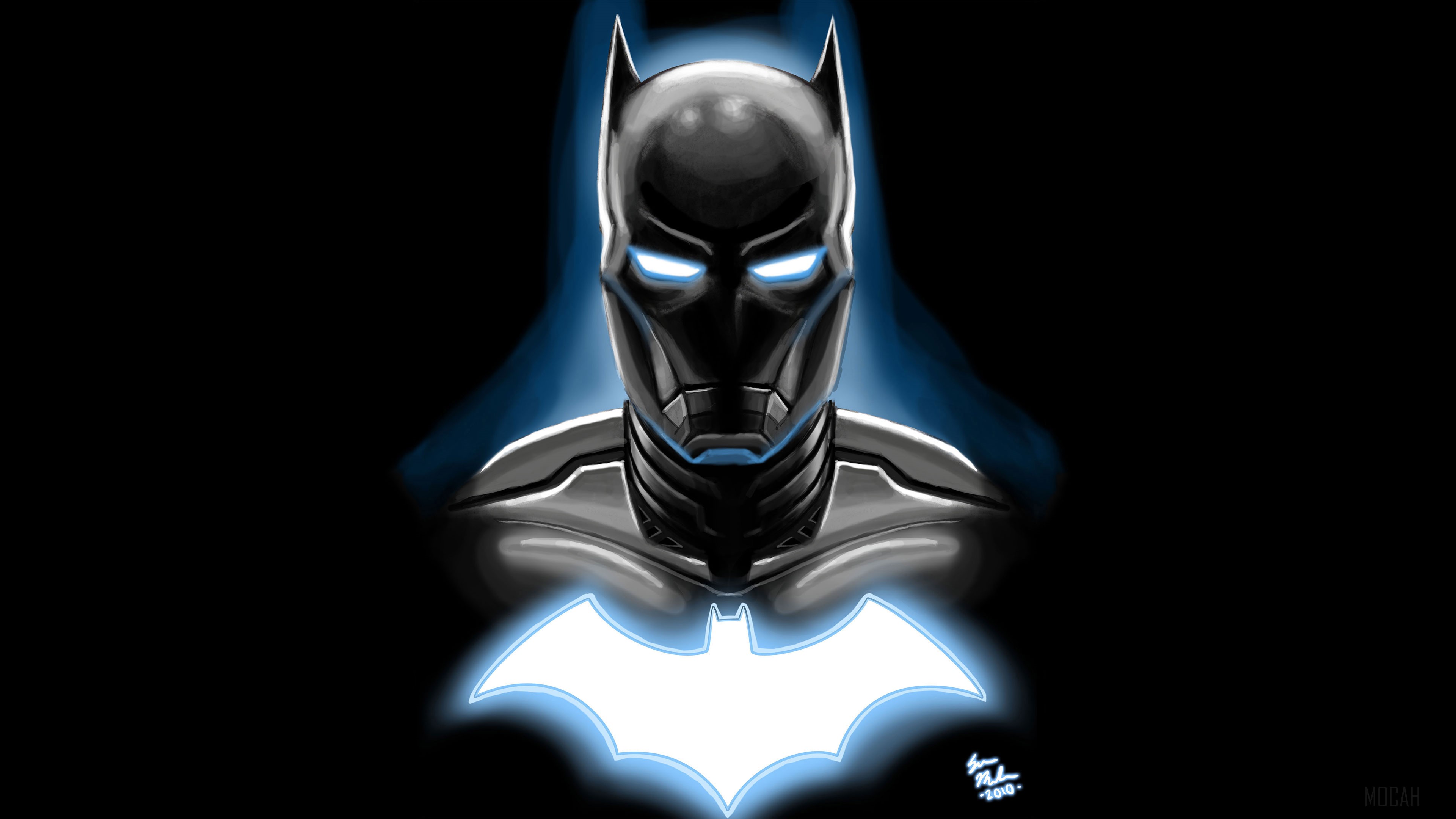 Iron Batman Artwork HD Wallpaper