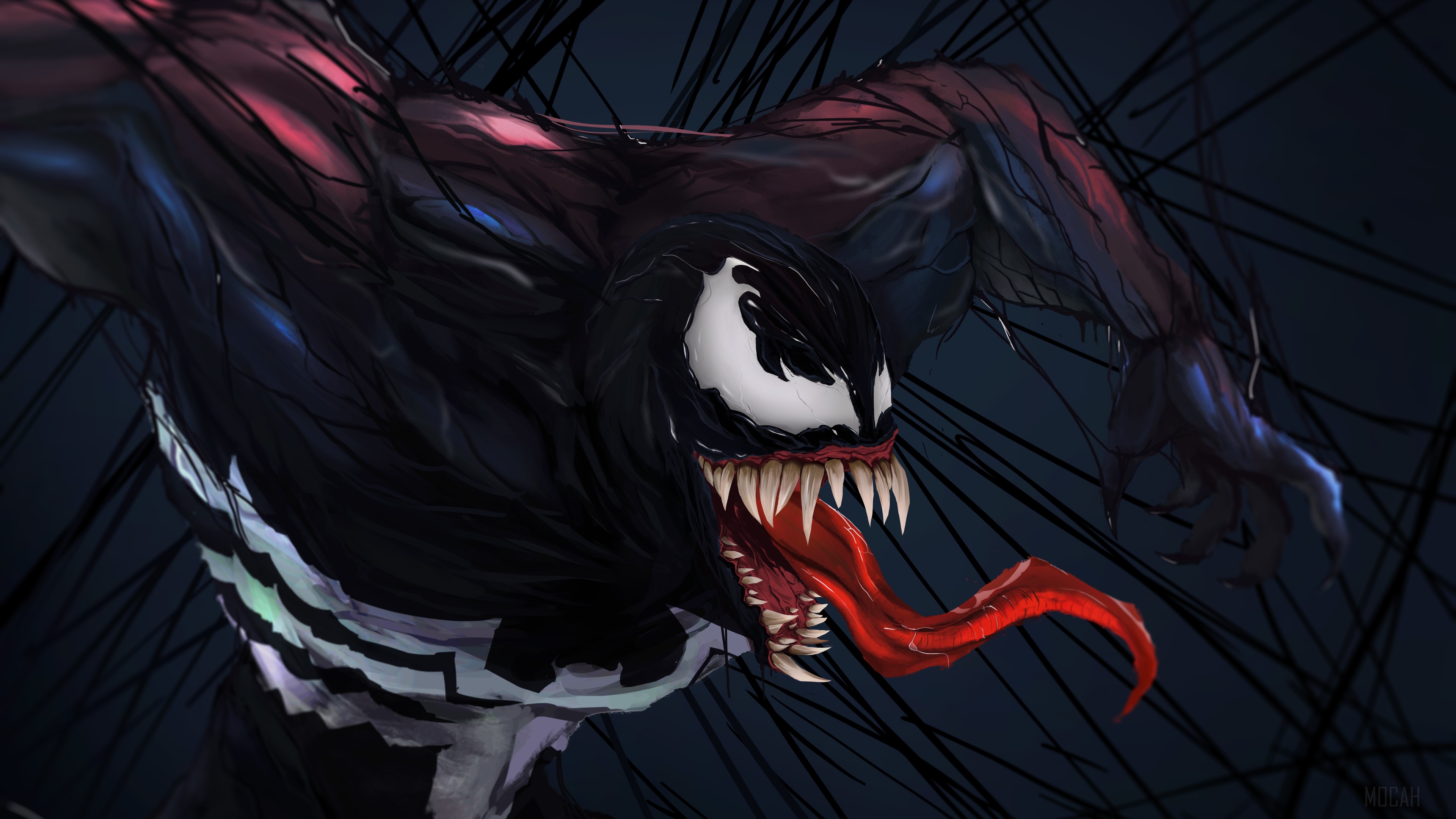 Venom Digital Art HD Wallpaper