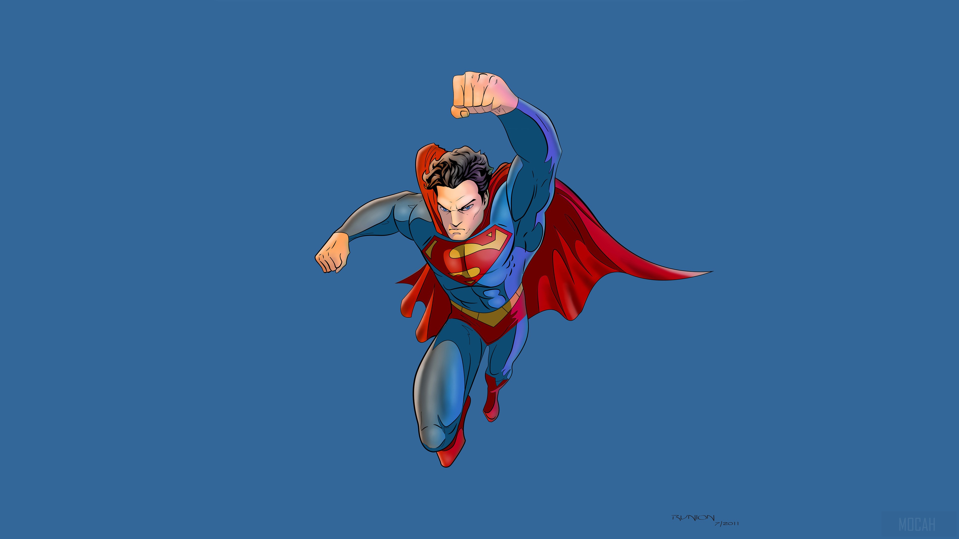 Superman Artwork HD Wallpaper