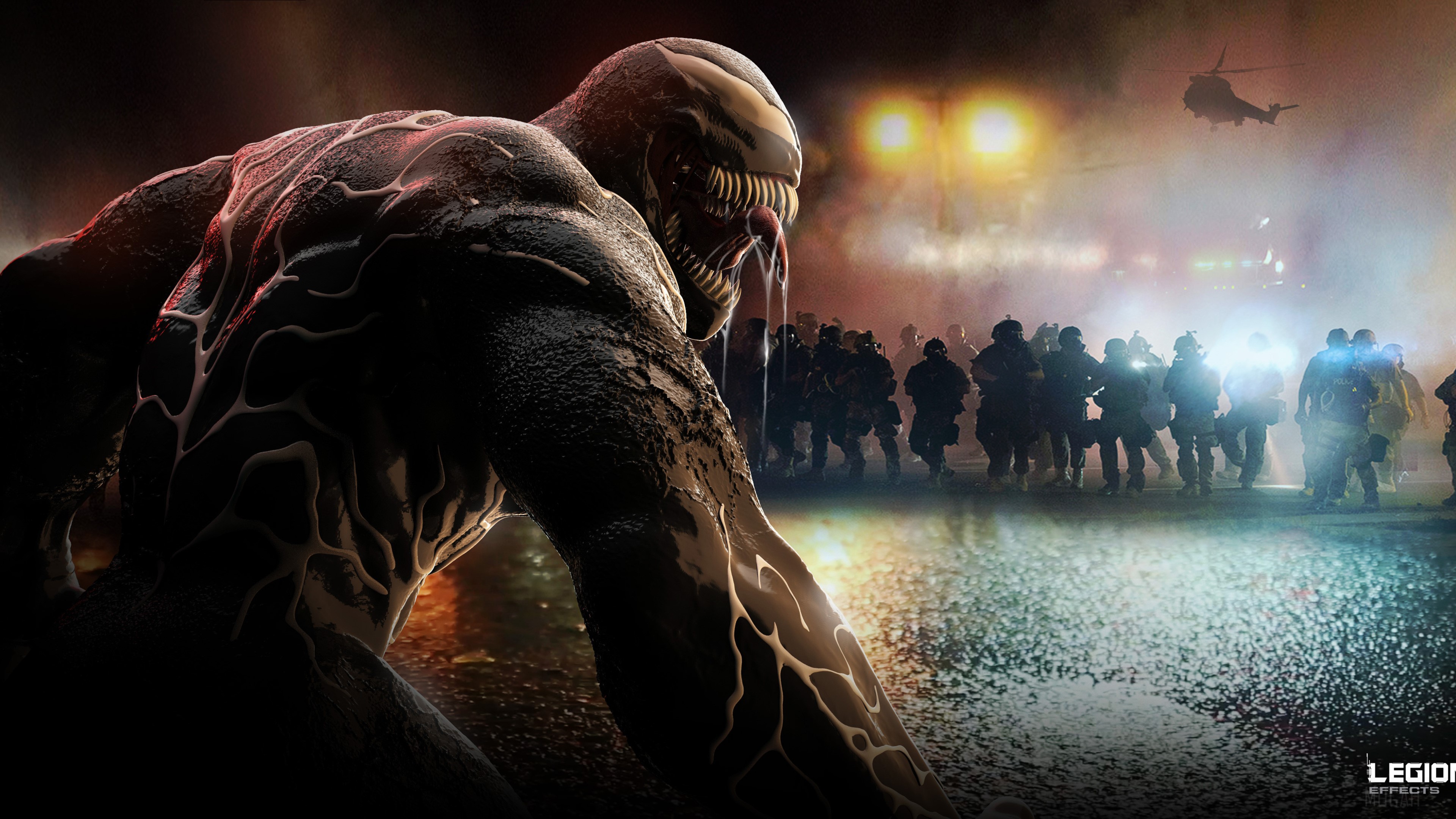 Venom 4K Fan Art HD Wallpaper