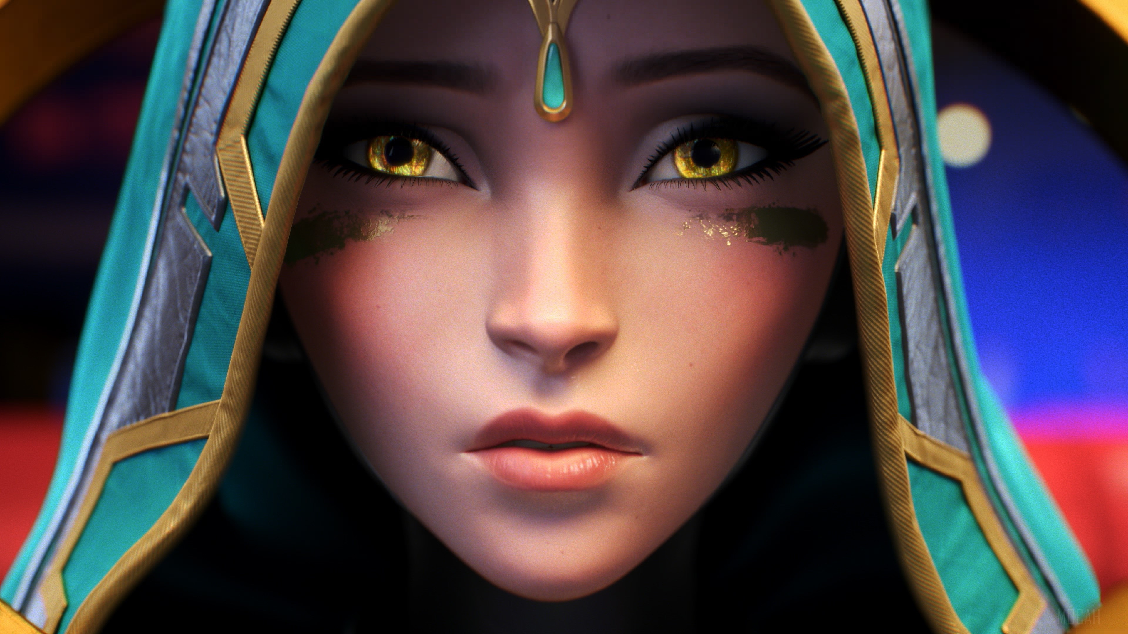 Sona from League of Legends 4K HD Wallpaper