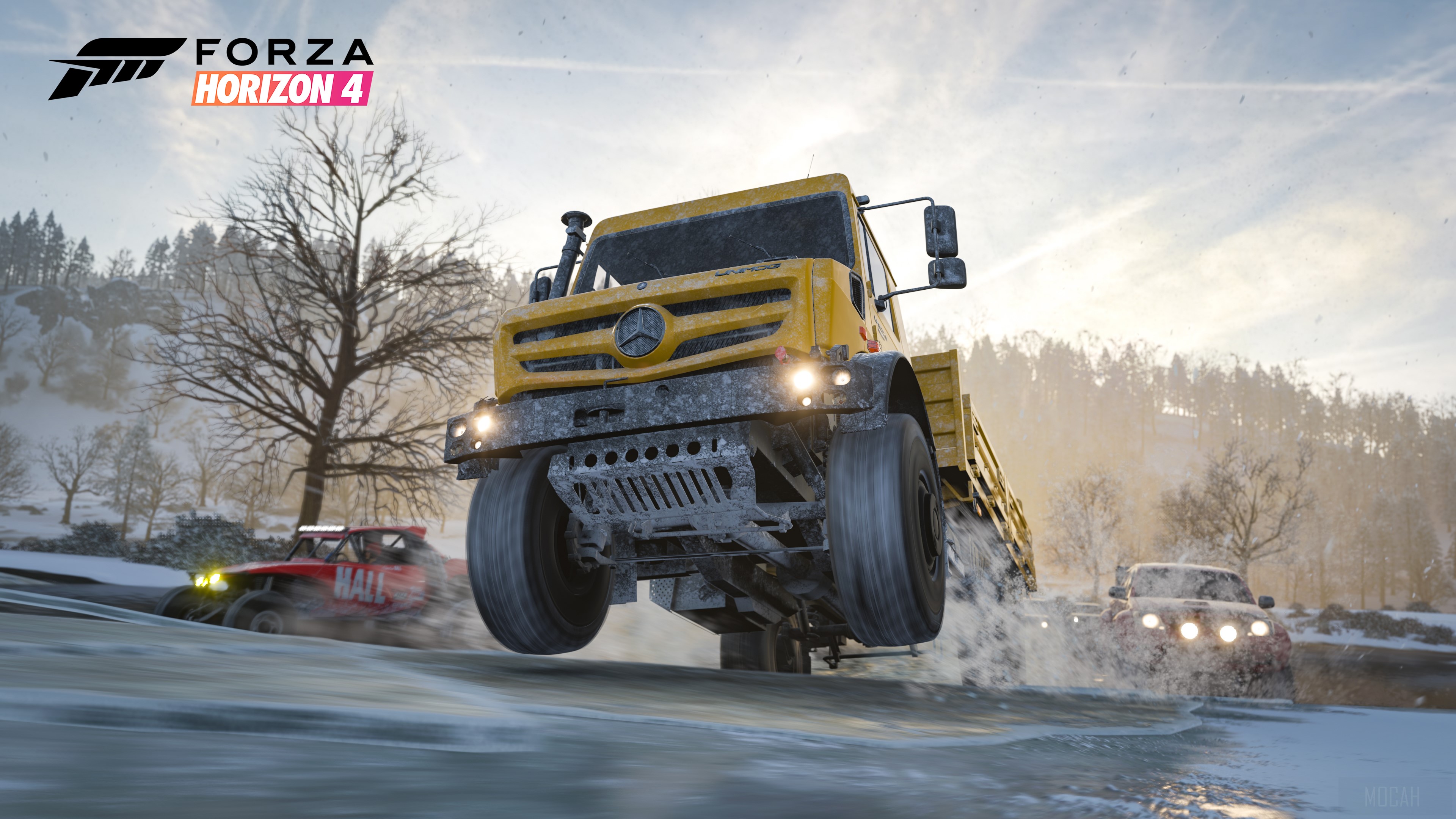 Forza Horizon 4 Mercedes Benz Truck HD Wallpaper