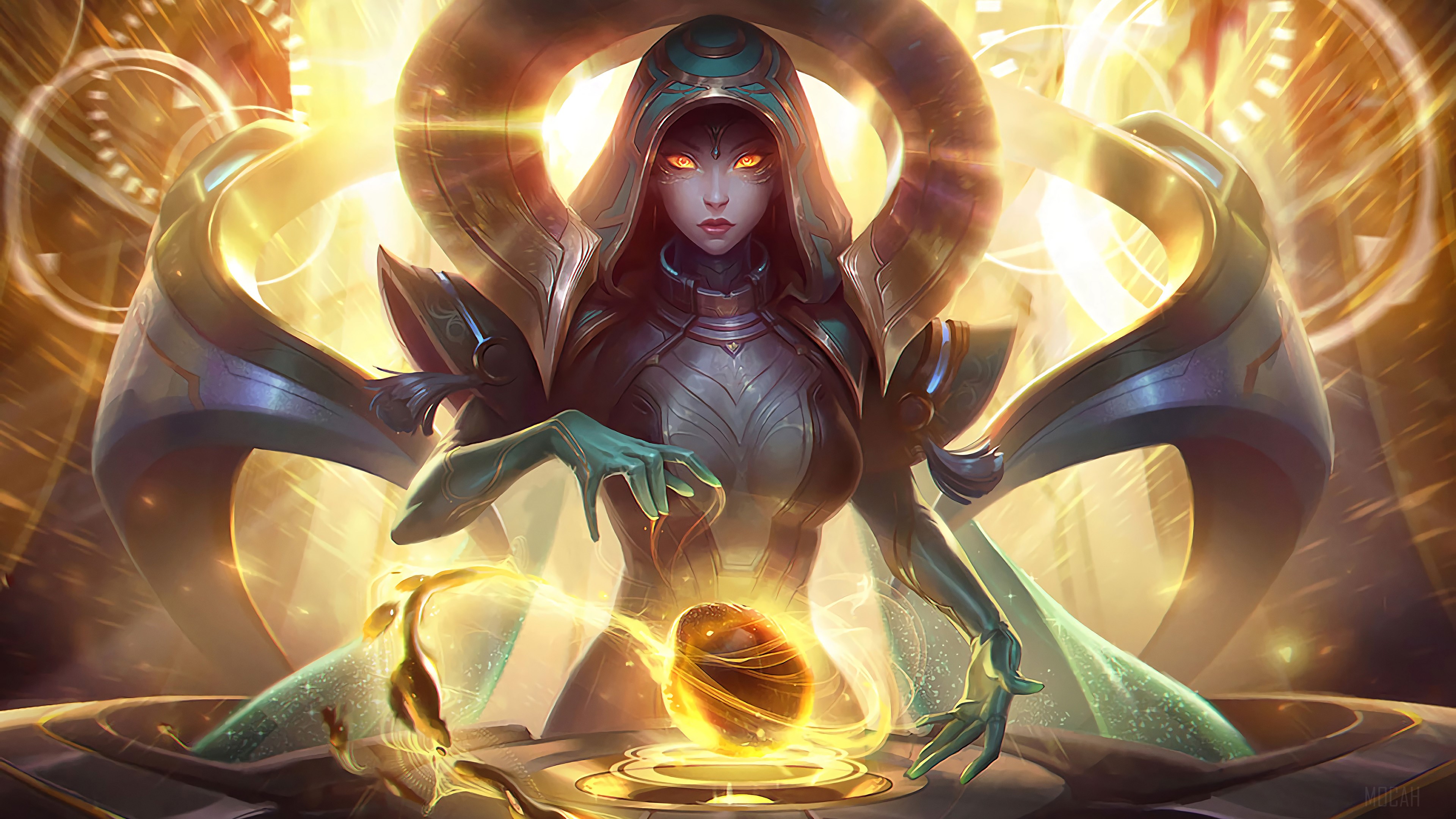 Sona from League of Legends 4K HD Wallpaper